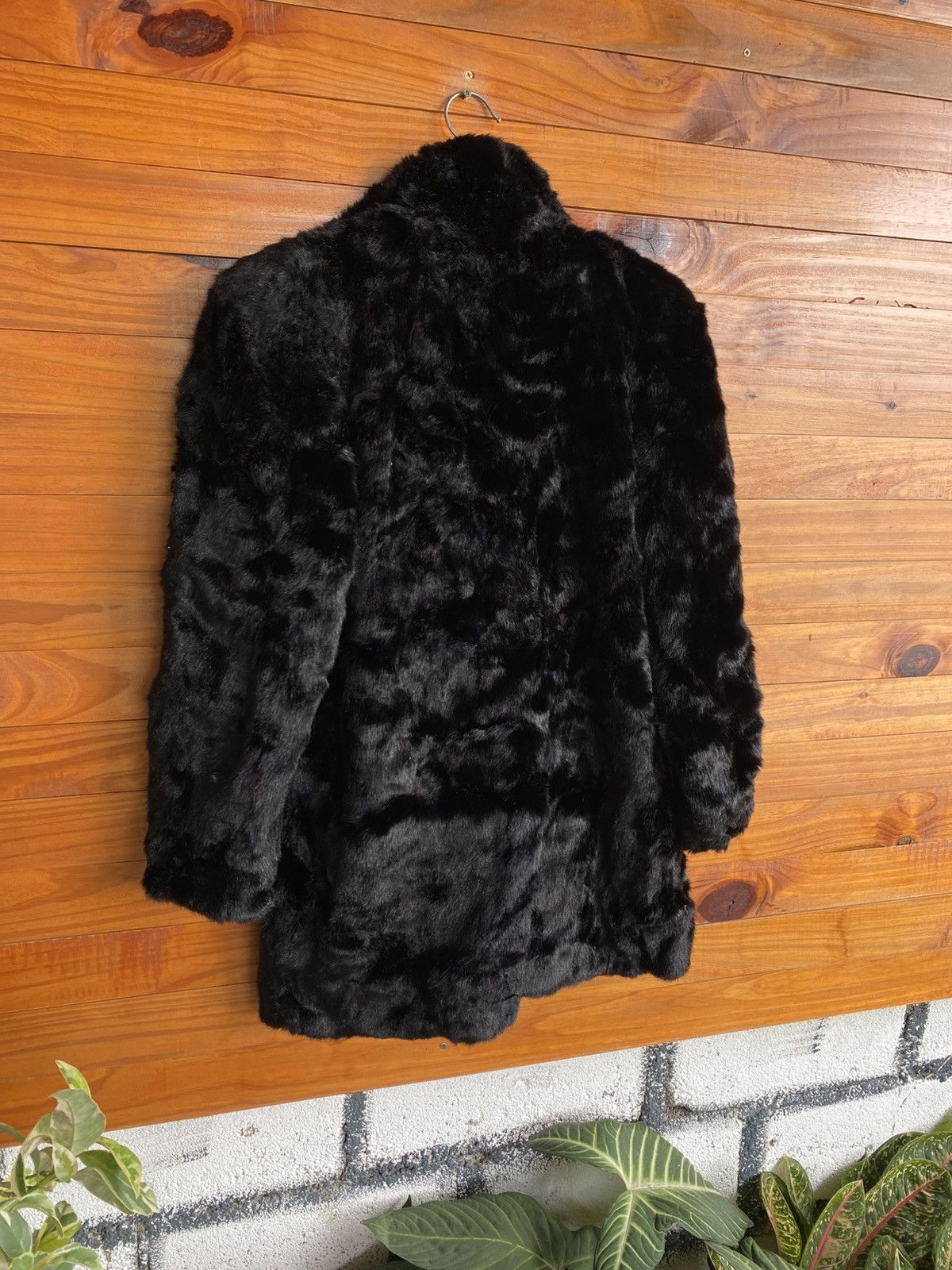 Vintage Vintage Jean Louis de Paris Faux Fur Coat Black Winter Coat Size M / US 6-8 / IT 42-44 - 9 Thumbnail