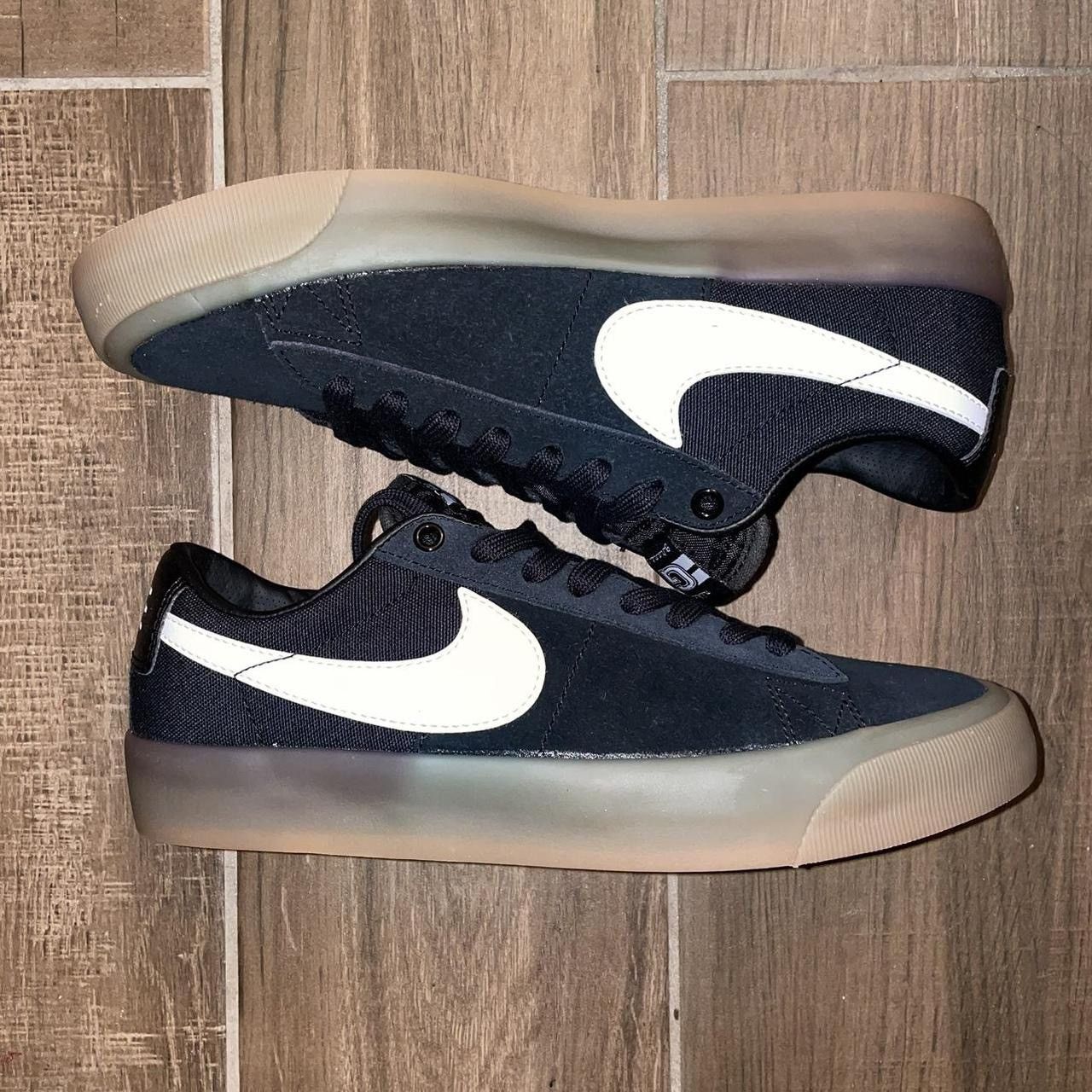 Nike SB Blazer Low GT Black White Gum Shoe