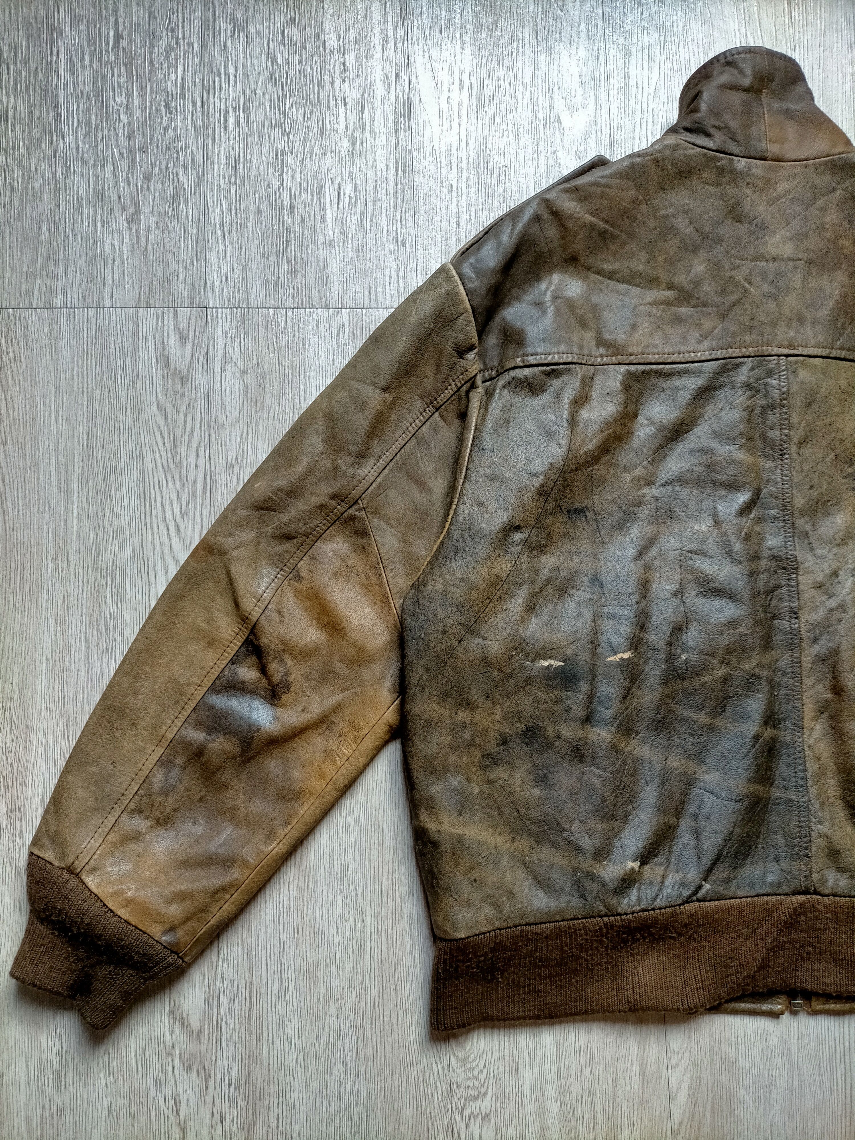 Burma Vintage 80s Burma Run Pilot Leather Jacket Size US M / EU 48-50 / 2 - 12 Thumbnail