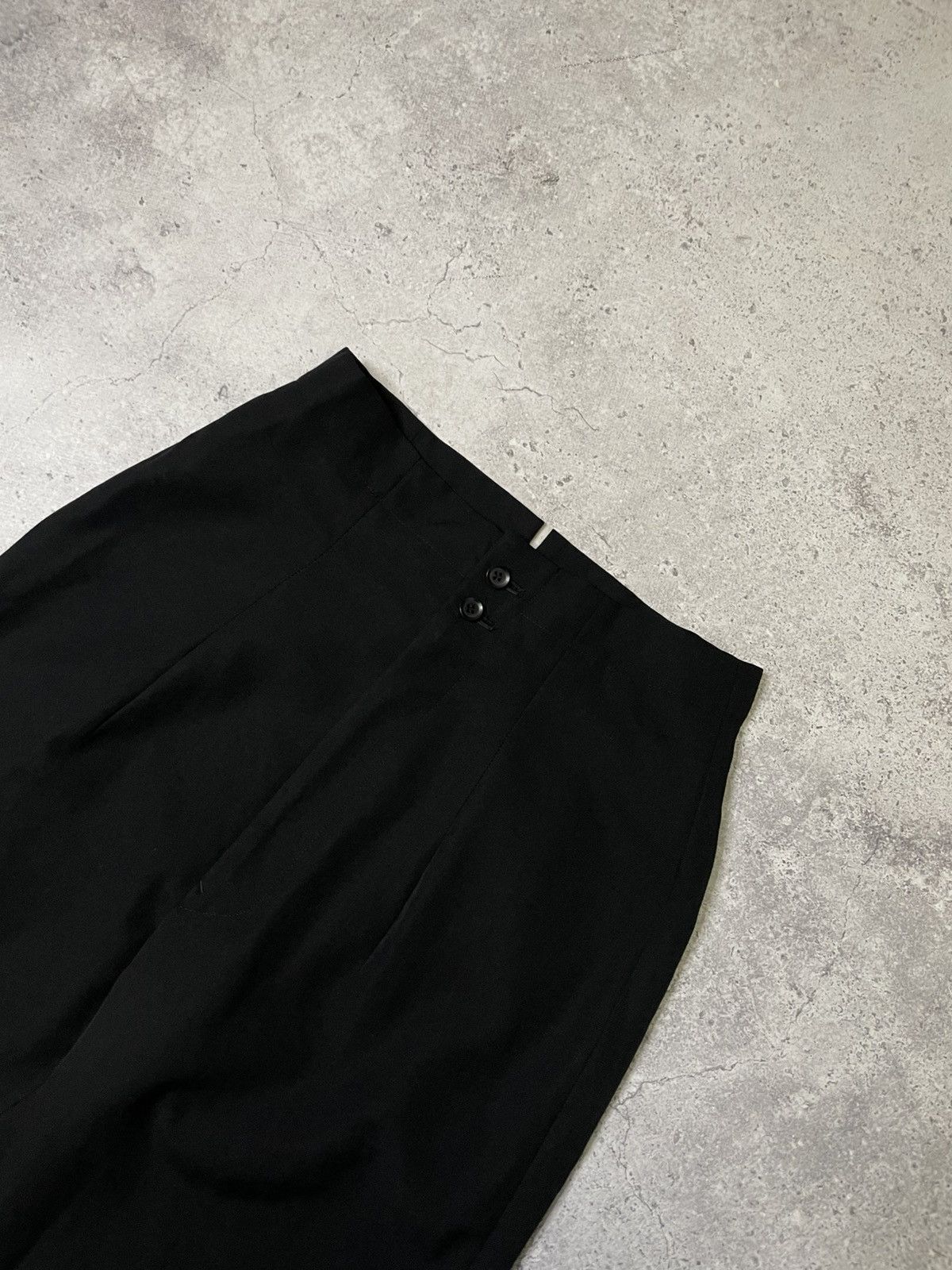 Yohji Yamamoto Archive Yohji Yamamoto Pour Homme Wool Black Antique Pants Size US 32 / EU 48 - 5 Thumbnail