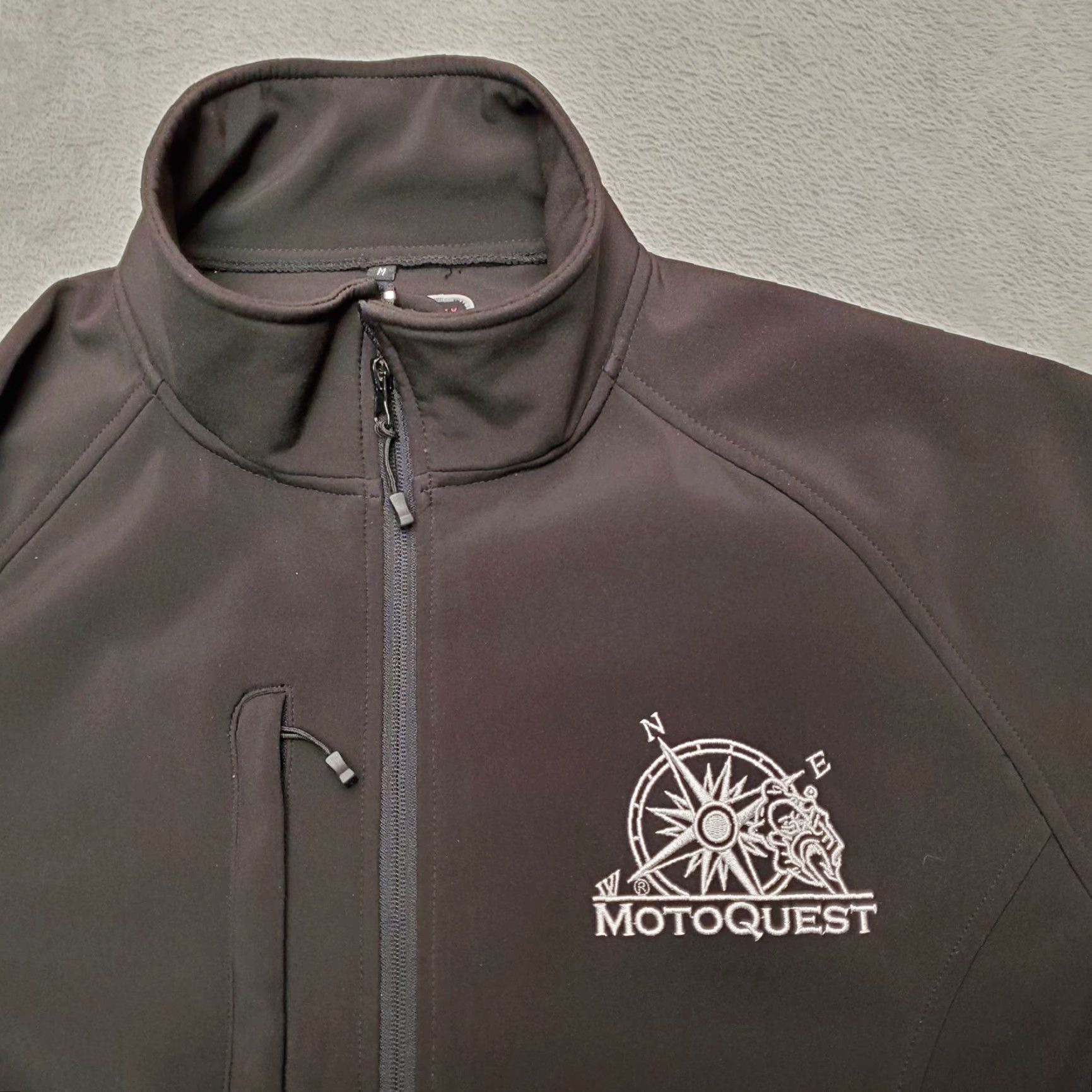 Vintage Vos Motoquest Jacket Mens M Black Performance Stretch Soft Shell Motorcycle Size US M / EU 48-50 / 2 - 4 Thumbnail