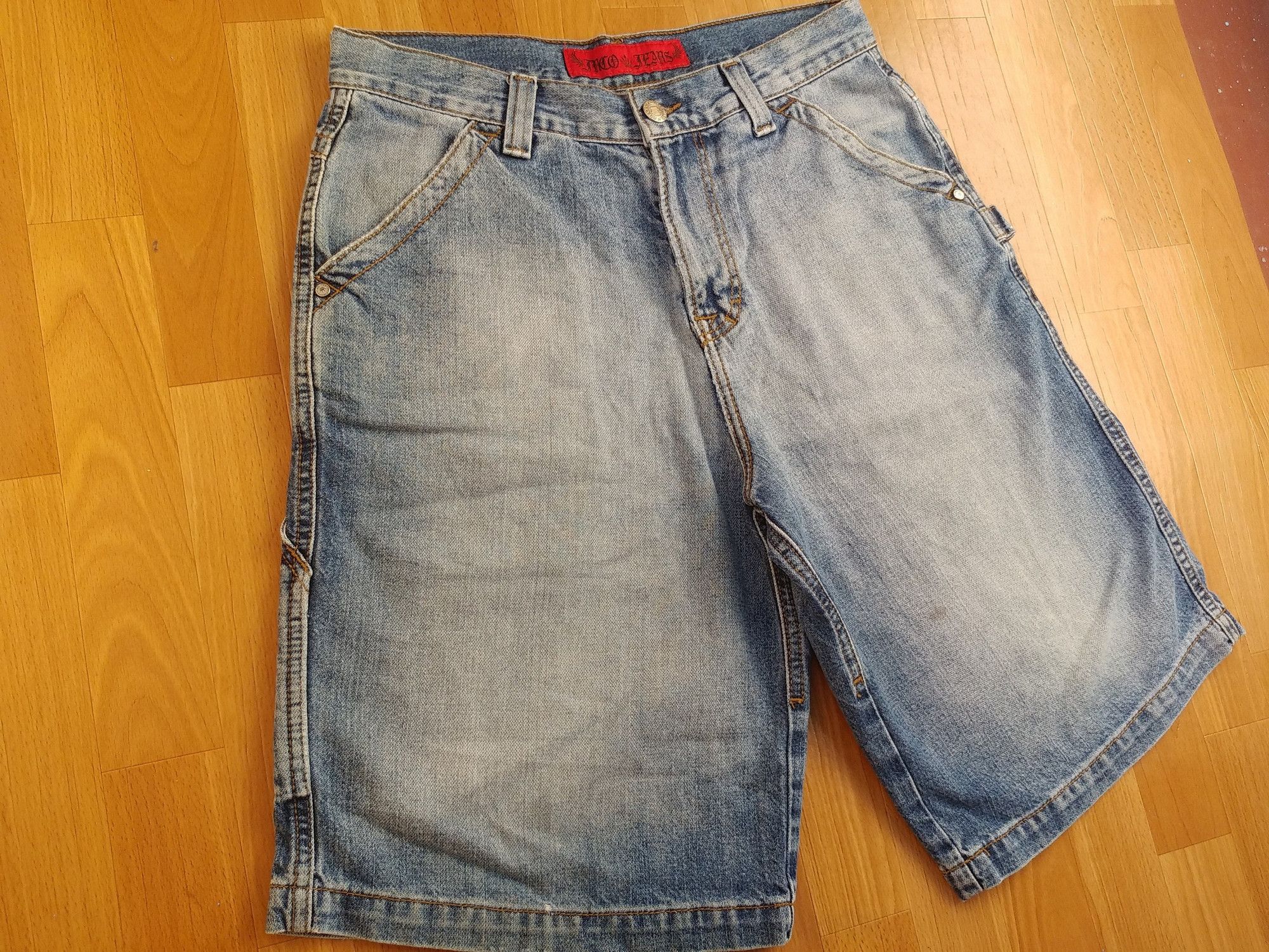 JNCO JNCO jeans shorts, baggy vintage, 90s, 1990s, skater size 34 Size US 34 / EU 50 - 7 Thumbnail