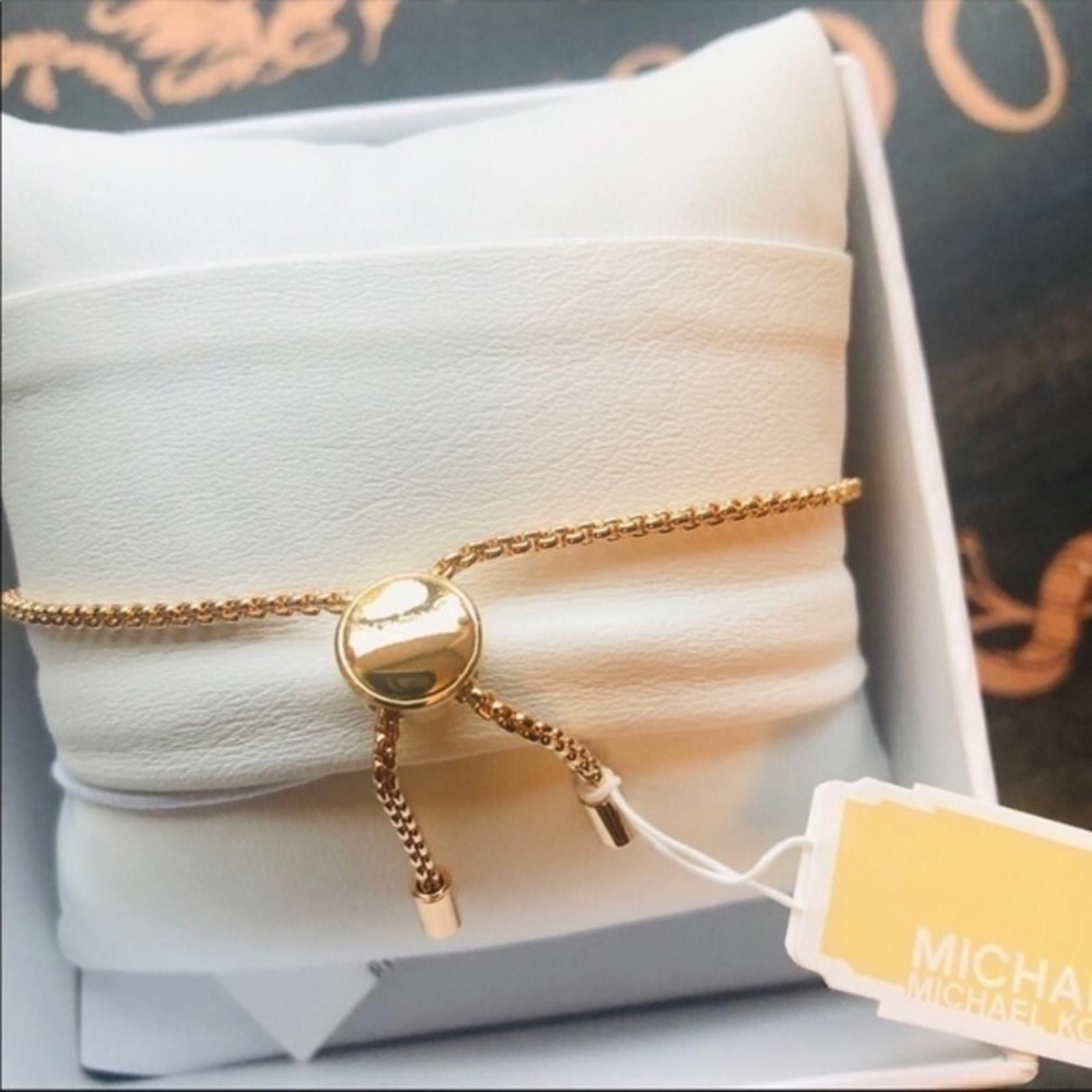 Michael Kors Michael Kors Gold Slider Bracelet Size ONE SIZE - 2 Thumbnail