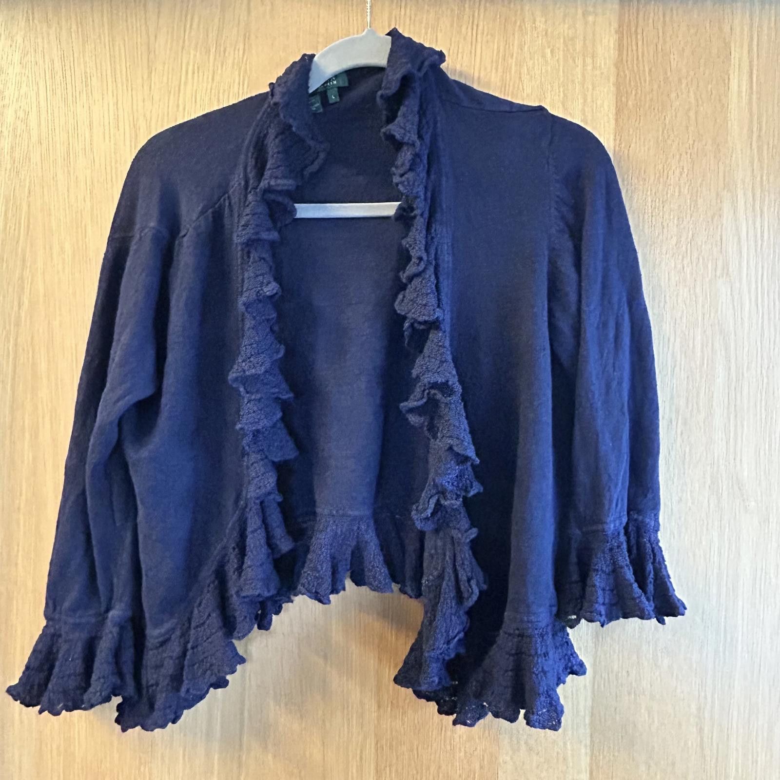 Polo Ralph Lauren Navy Ralph Lauren Cardigan Size L / US 10 / IT 46 - 1 Thumbnail