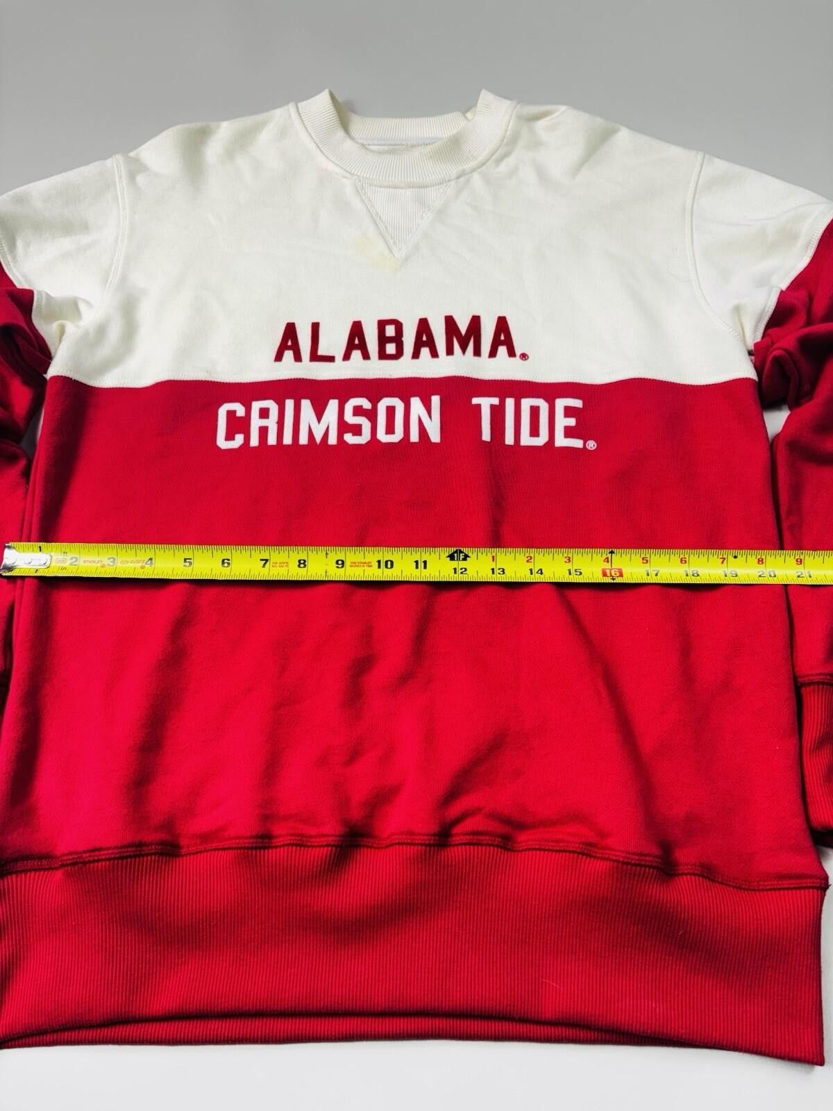 Other Alabama Crimson Tide Hillfint Crewneck Sweatshirt Medium Size ONE SIZE - 7 Thumbnail