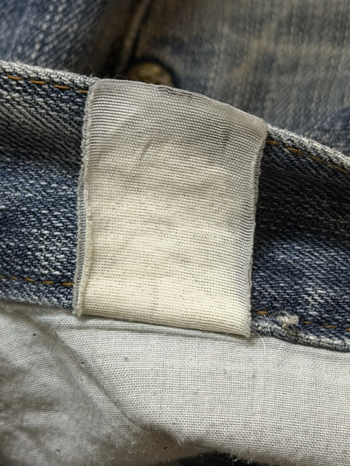 If Six Was Nine Vintage Japanese Brand Mud Wash Faded Distress Straight Leg Size US 34 / EU 50 - 10 Thumbnail