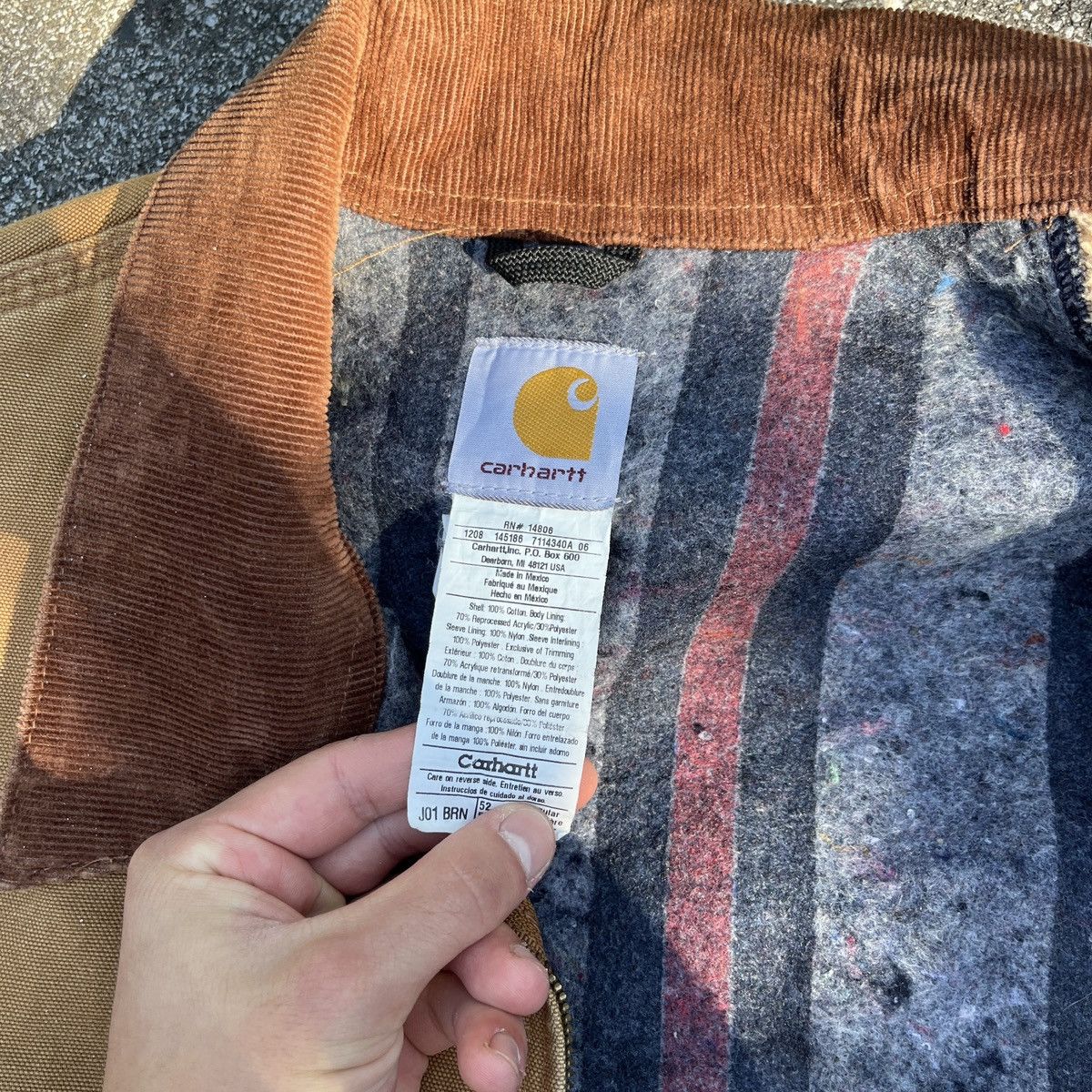 Carhartt × Vintage Brown beige Vintage Active Jacket 90s Size US L / EU 52-54 / 3 - 8 Thumbnail