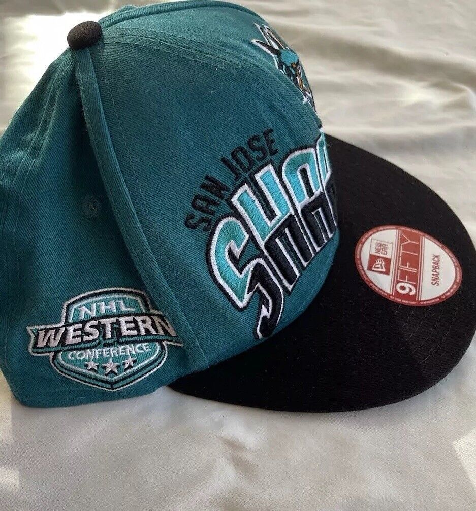 New Era × Vintage NHL Vtg San Jose Sharks Western Conference New Era SnapBack Size ONE SIZE - 4 Thumbnail