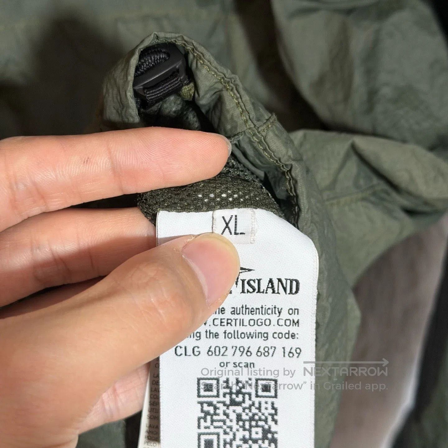 Stone Island Stone Island Metal Nylon Hooded Jacket. Size US XL / EU 56 / 4 - 7 Thumbnail
