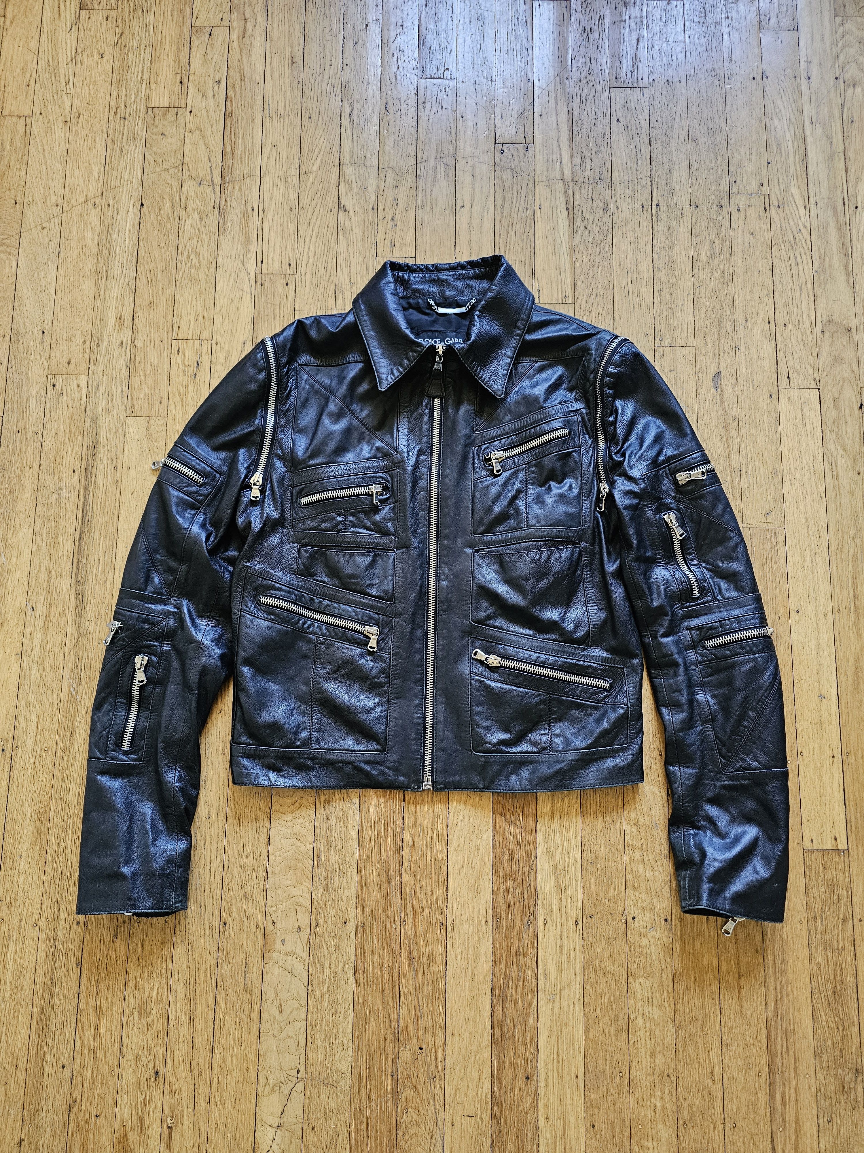 Men's Dolce & Gabbana Leather Jackets | Grailed