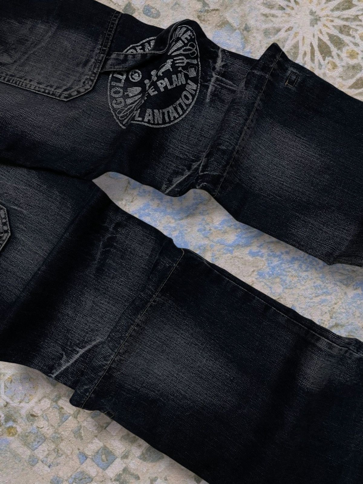 PPFM Vintage Authentic Og Designer Japan PPFM World War Denim Size US 31 - 14 Thumbnail