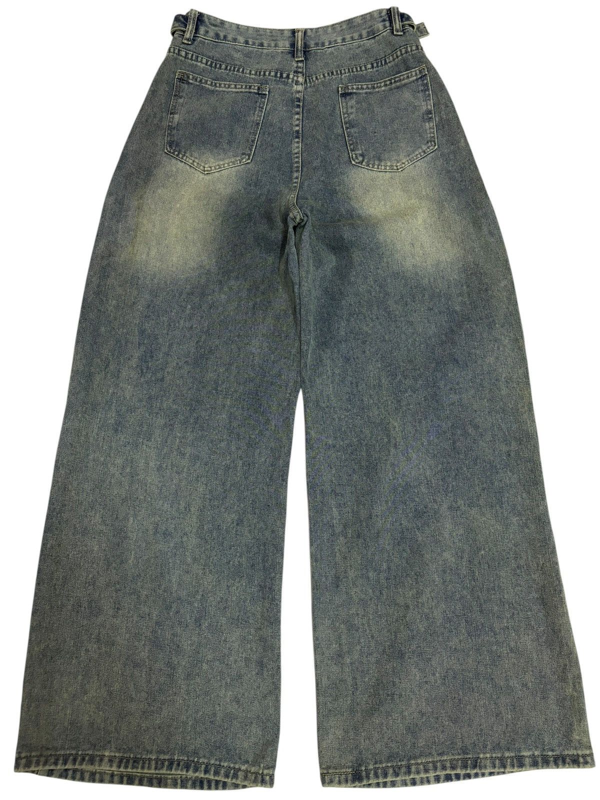 Japanese Brand × Le Grande Bleu (L.G.B.) Vintage Japanese Baggy Distressed Mud Washed Original Jeans Size US 29 - 2 Thumbnail