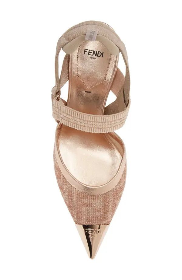 Fendi o1loc1c0824 Colibri in Golden Size US 10 / IT 40 - 3 Thumbnail