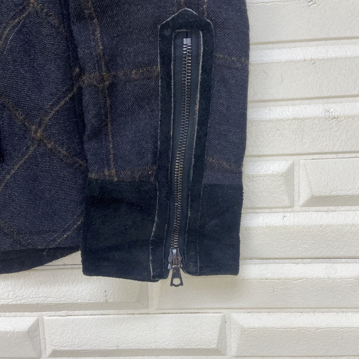 Japanese Brand Japanese Streetwear Rawlife Wool + Cowhide Riri Zipper Size US XS / EU 42 / 0 - 5 Thumbnail
