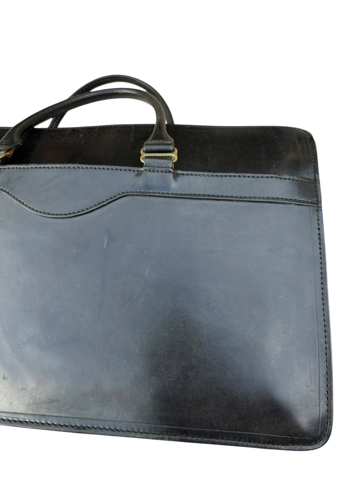 Whitehouse Cox Vintage Whitehouse Cox England Scratches Patina Leather Bag Size ONE SIZE - 9 Thumbnail