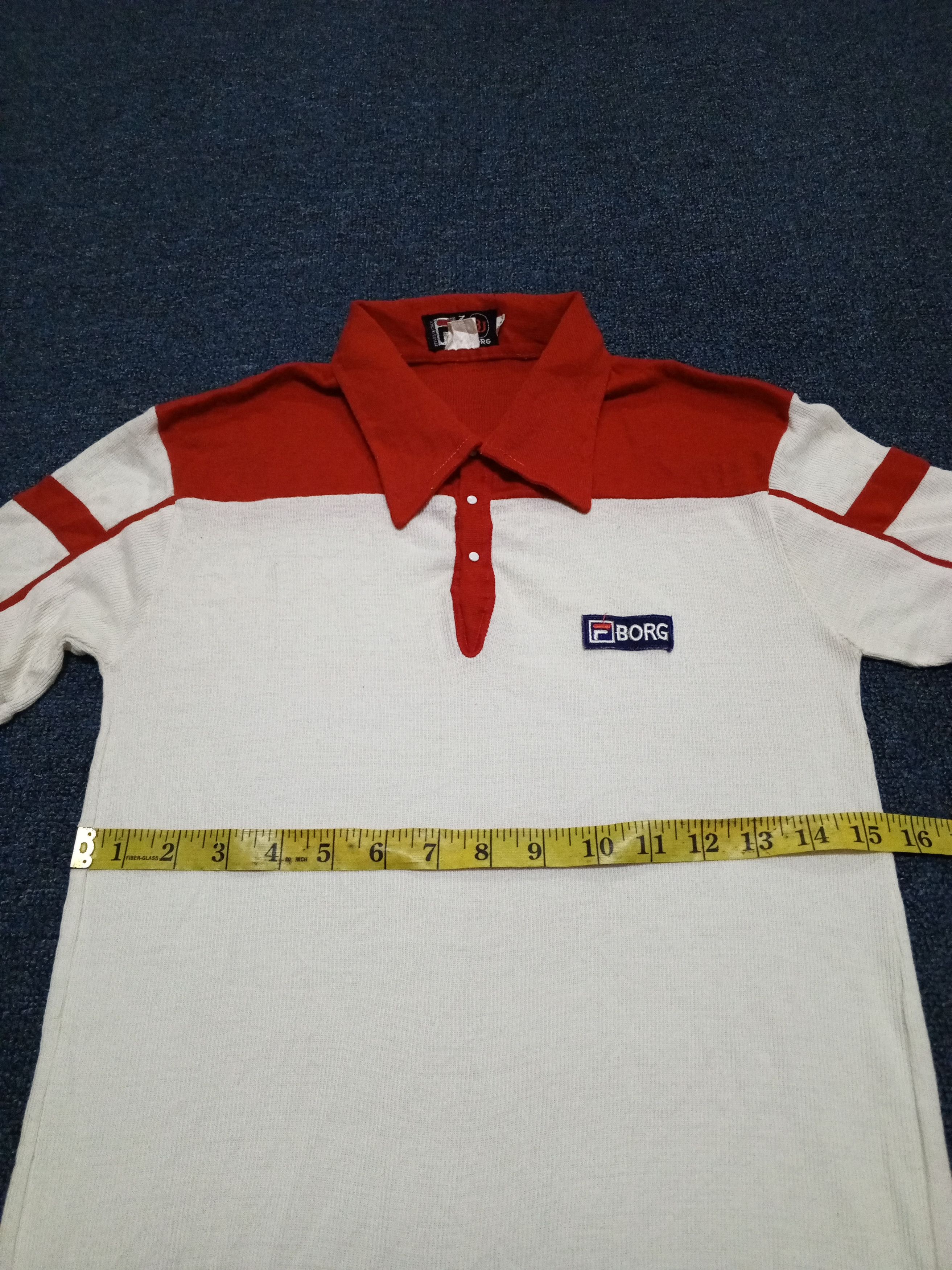 Fila 💥rare items💥70s Fila BJ - BJORN BORG 4BUTTON SHIRT Size US XS / EU 42 / 0 - 7 Thumbnail