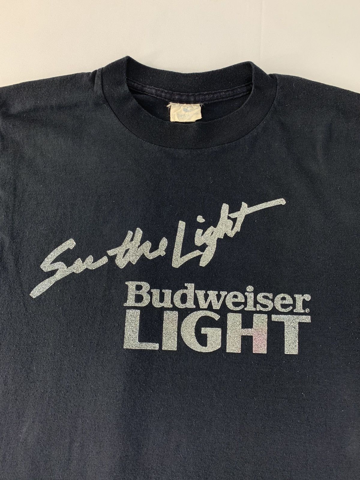 Budweiser 80s 90s Budweiser See The Light Beer Promo Crewneck Tee Size US S / EU 44-46 / 1 - 3 Thumbnail