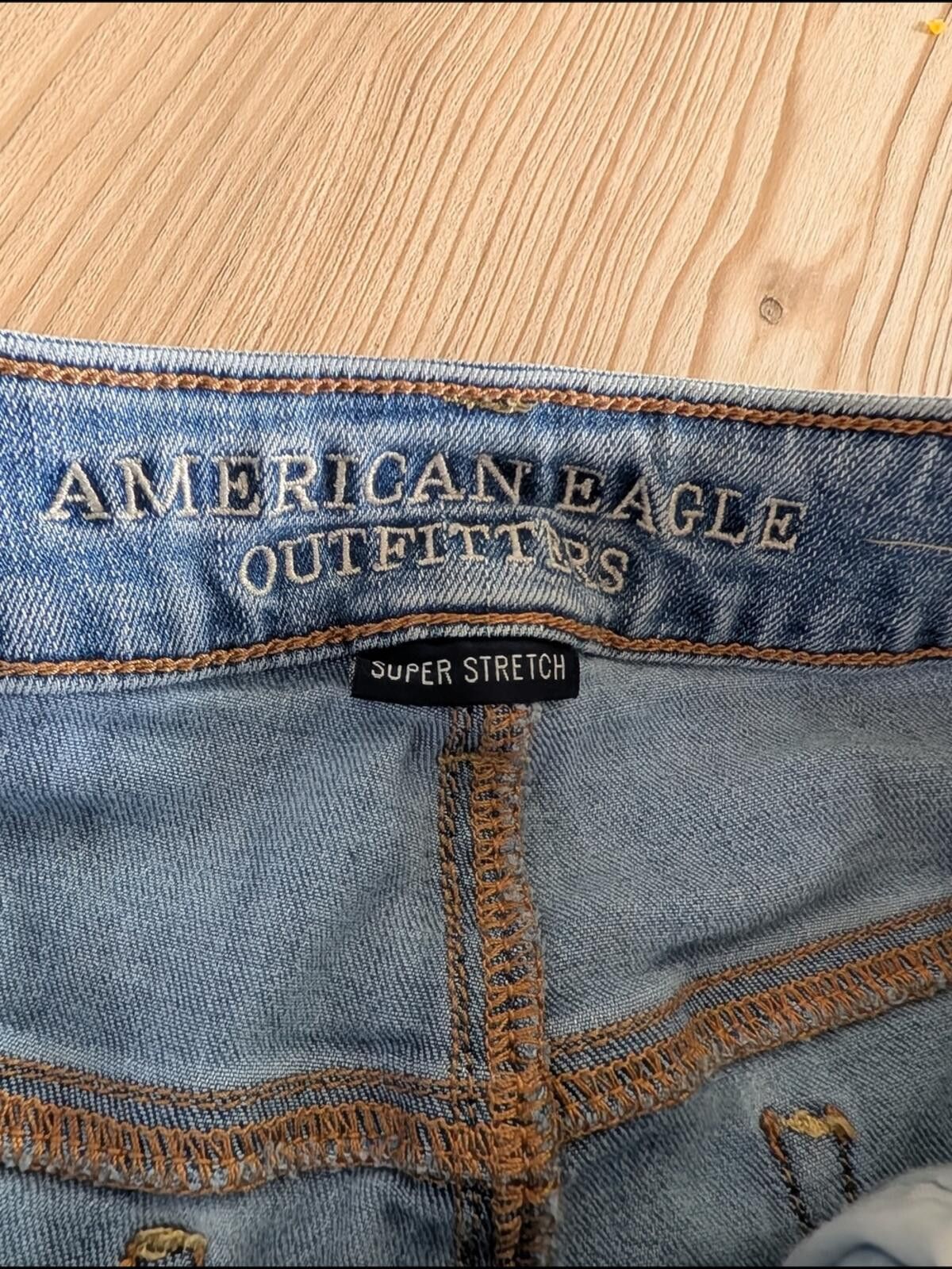 American Eagle Outfitters American Eagle Outfitters Light Blue Skinny Jeans - Women's Size 30" / US 8 / IT 44 - 6 Thumbnail