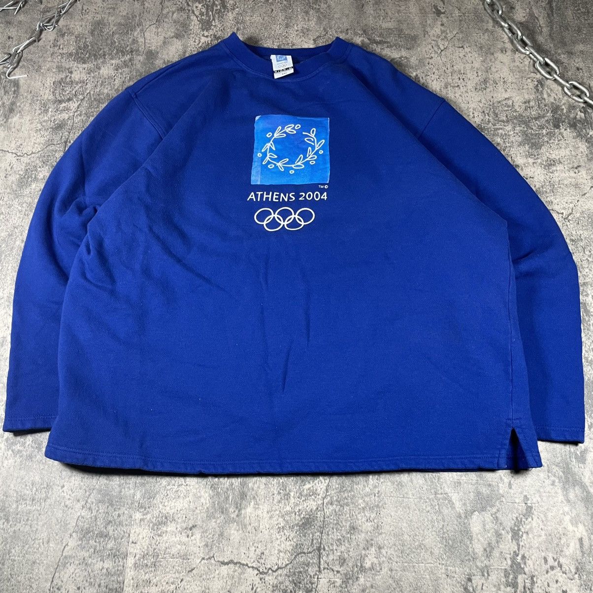 Other Olympics Athens 2004 Vintage Sweatshirt Size US XXL / EU 58 / 5 - 1 Thumbnail