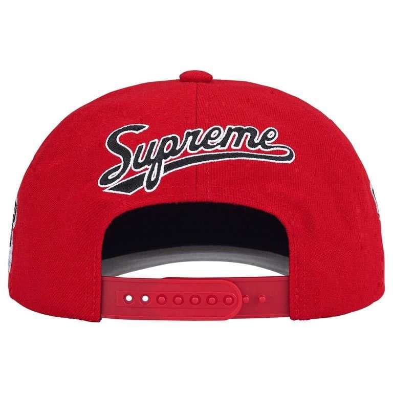 Supreme Supreme World Famous S Logo 6-Panel Hat Red SnapBack SS26 Size ONE SIZE - 3 Thumbnail