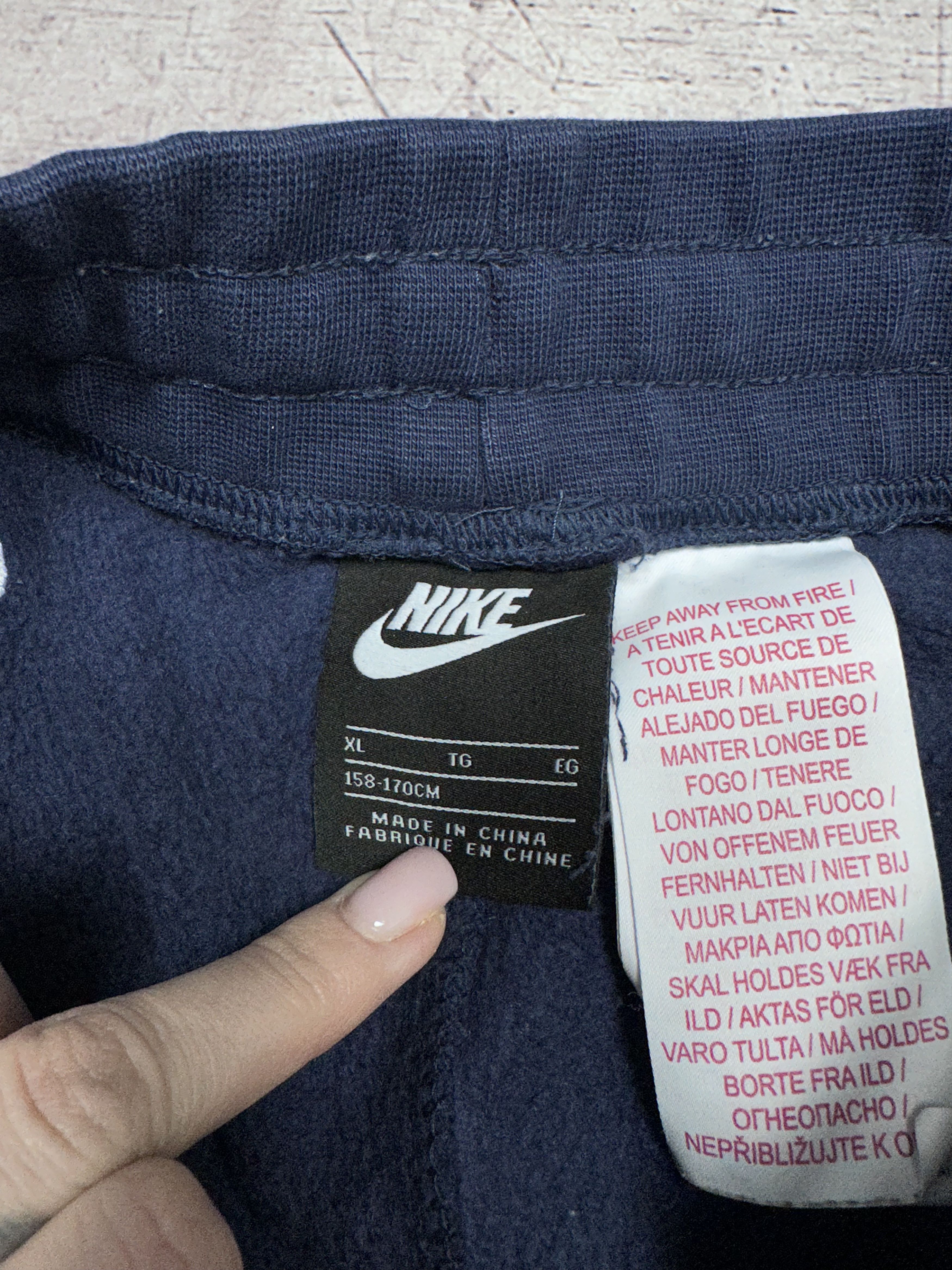 Nike × Vintage Nike Mens Sweatpants Cotton Track Pants Y2K Size US 30 / EU 46 - 4 Thumbnail