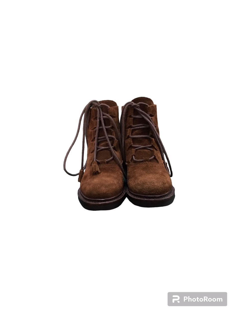 Polo Ralph Lauren × Vintage Vintage Polo Ralph Lauren Suede Leather Boots Size US 6.5 / IT 36.5 - 2 Thumbnail