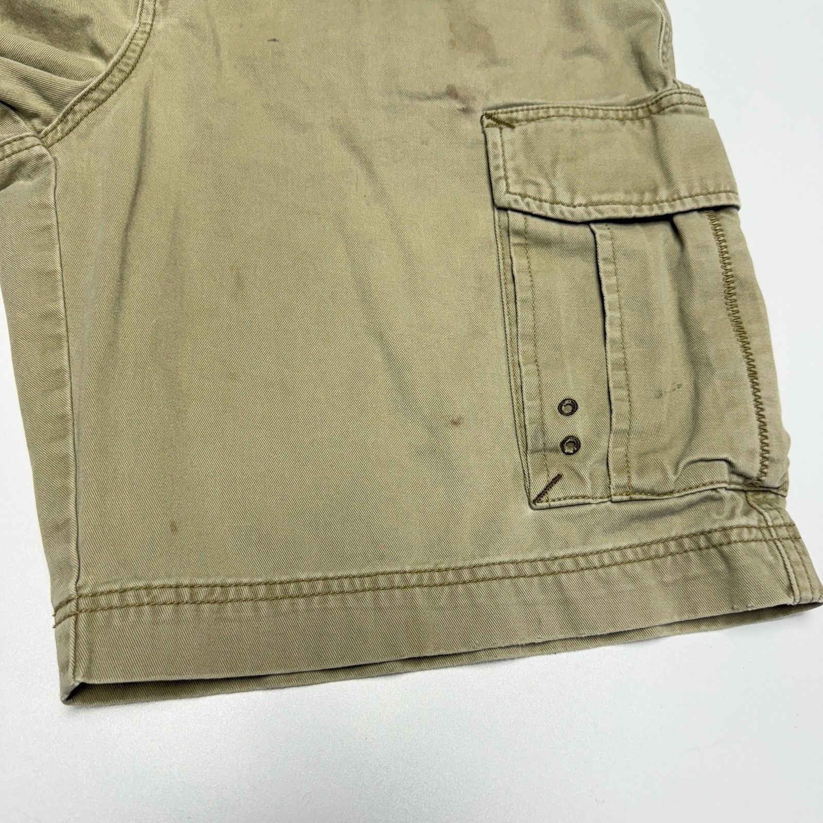 Fox Racing Fox Racing Deluxe Cargo Shorts Mens 36 (37x10) Beige Y2K Size US 36 / EU 52 - 10 Thumbnail
