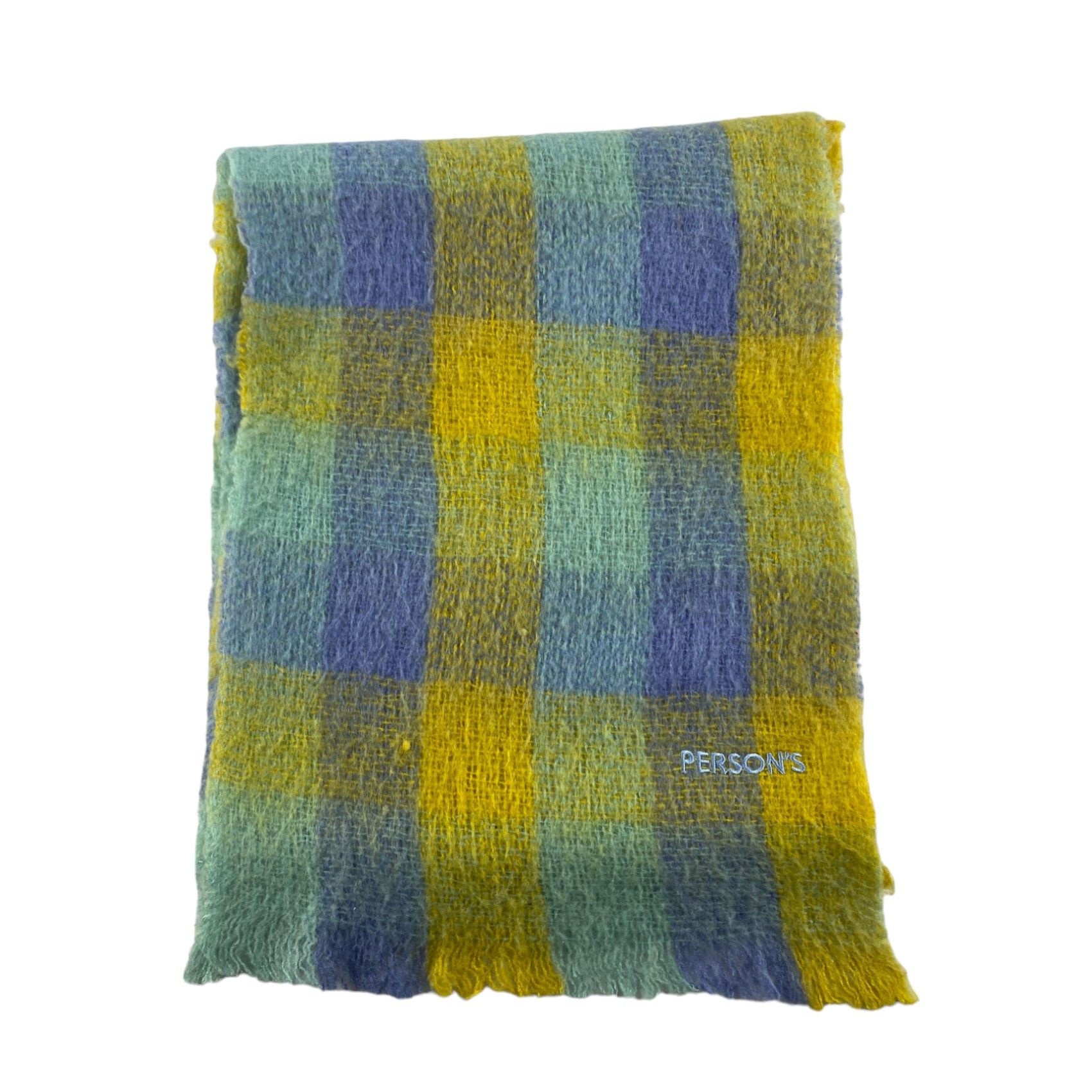 PERSON'S × Vintage Person's Mohair Scarf / Muffler / Neckwear Size ONE SIZE - 2 Thumbnail