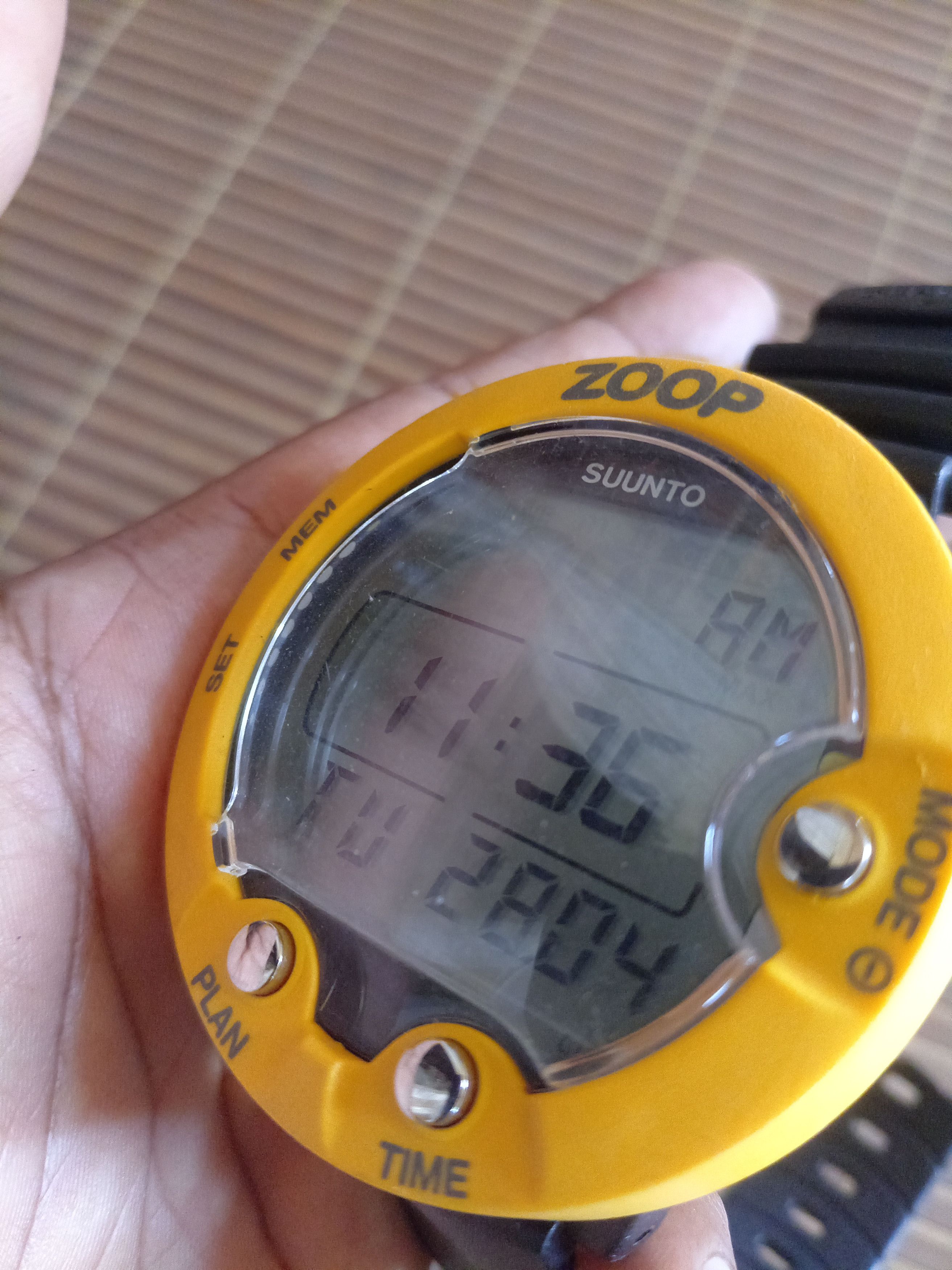 Seiko SUUNTO ZOOP NOVO dive computer digital watch Size ONE SIZE - 3 Thumbnail