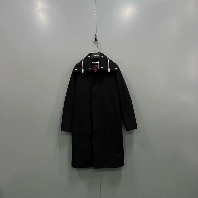 Givenchy Givenchy Black Collar Zip Long Coat Size US M / EU 48-50 / 2 - 1 Thumbnail