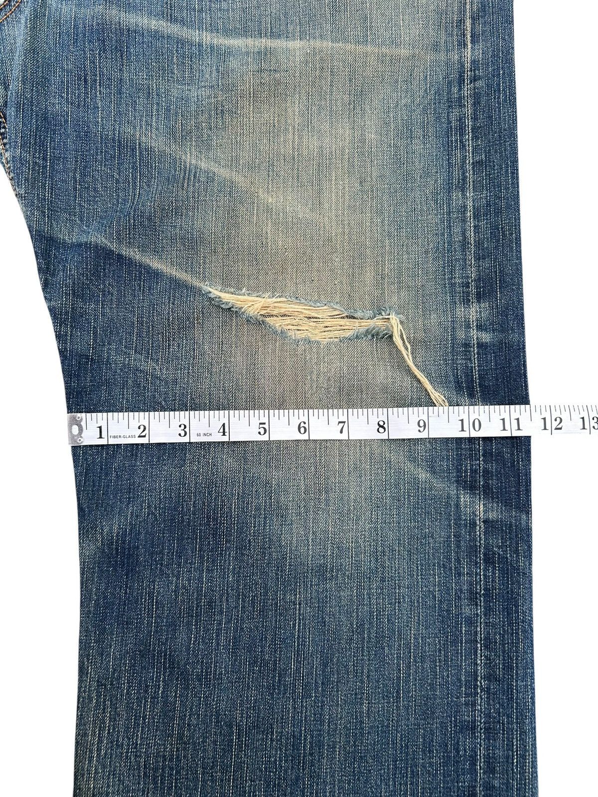 Kapital Vintage Edwin 505V Selvedge Thrashed Denim Jeans Size US 40 / EU 56 - 23 Thumbnail