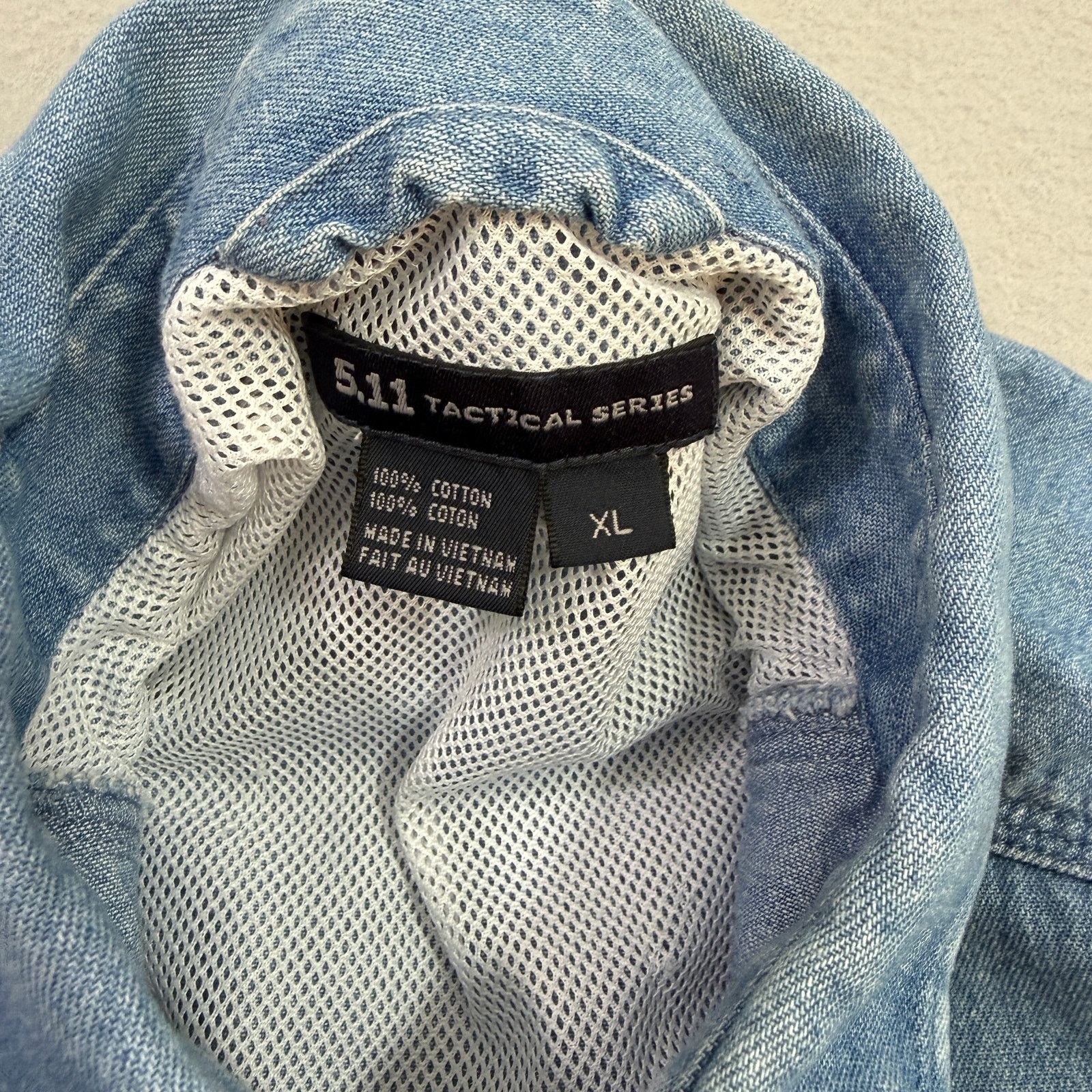 5.11 5.11 Tactical Denim Button Shirt Mens Extra Large NRA Size US XL / EU 56 / 4 - 5 Thumbnail