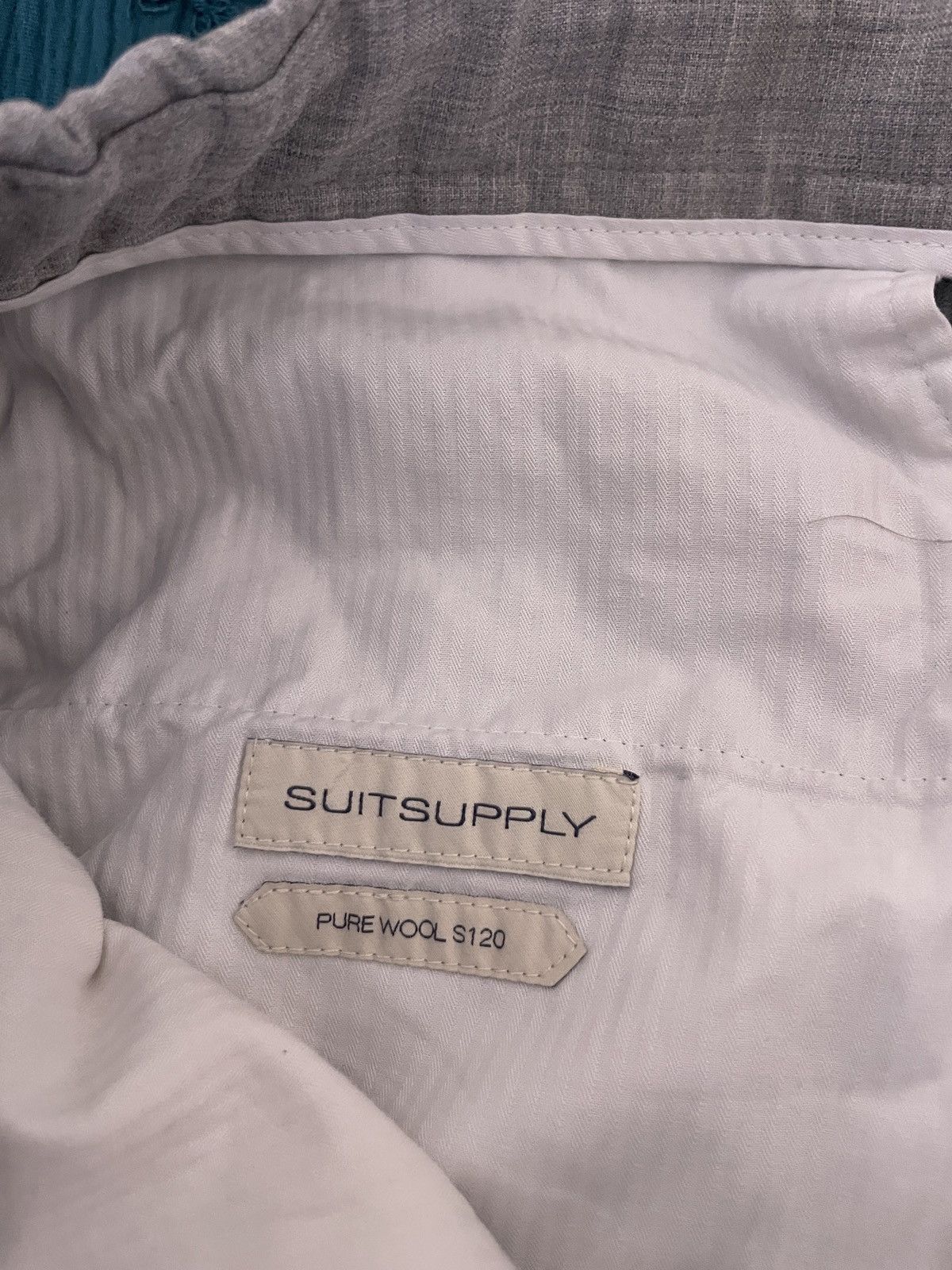 Suitsupply Pure Wool Drawstring cropped dress pants Size US 34 / EU 50 - 7 Thumbnail