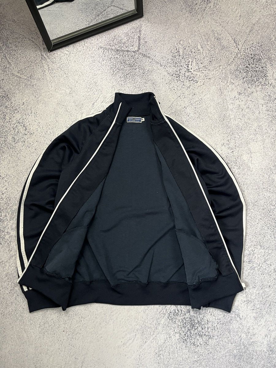 Fred Perry Vintage Fred Perry Track Jacket Sweater Striped Logo Y2k Size US M / EU 48-50 / 2 - 6 Thumbnail