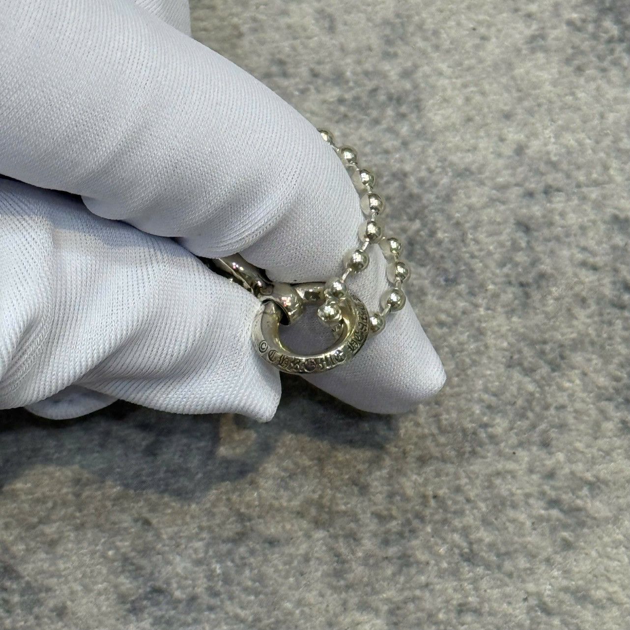 Chrome Hearts Chrome Hearts One Ball BS Fleur Silver Necklace Size ONE SIZE - 11 Thumbnail
