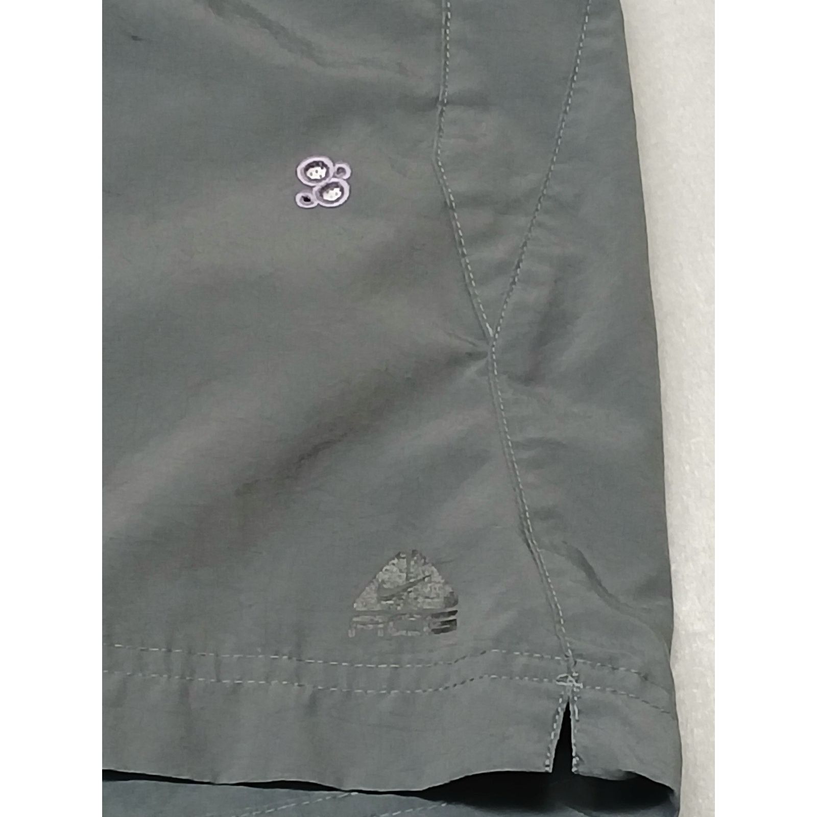 Nike Nike (M) ACG Gray Polyester Velcro Trunks Shorts Size US 28 / EU 44 - 8 Thumbnail