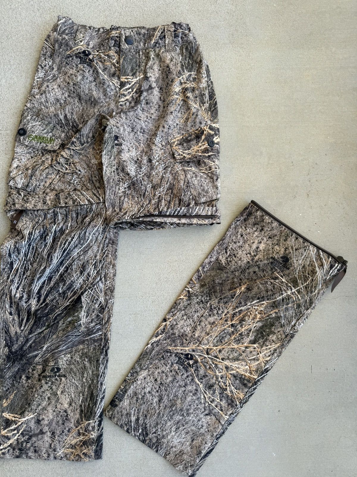 Vintage Vintage Mossy Oak Camo Track Pants Size 24" / US 00 / IT 34 - 4 Thumbnail
