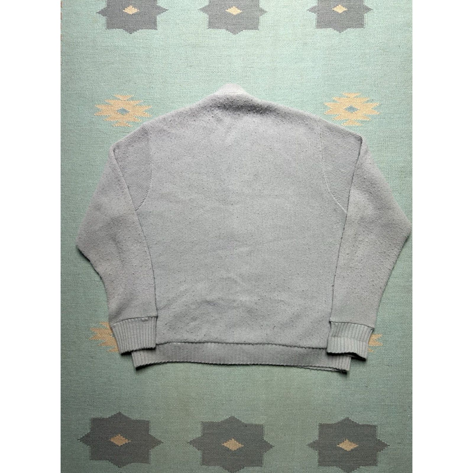 Vintage VINTAGE 70s Knit Cardigan Sweater Wool Blend Windowpane Gray AS IS Men’s Large Cardigan Wool Knit Gray Windowpane 70s Mens Large AS IS Size US L / EU 52-54 / 3 - 7 Thumbnail