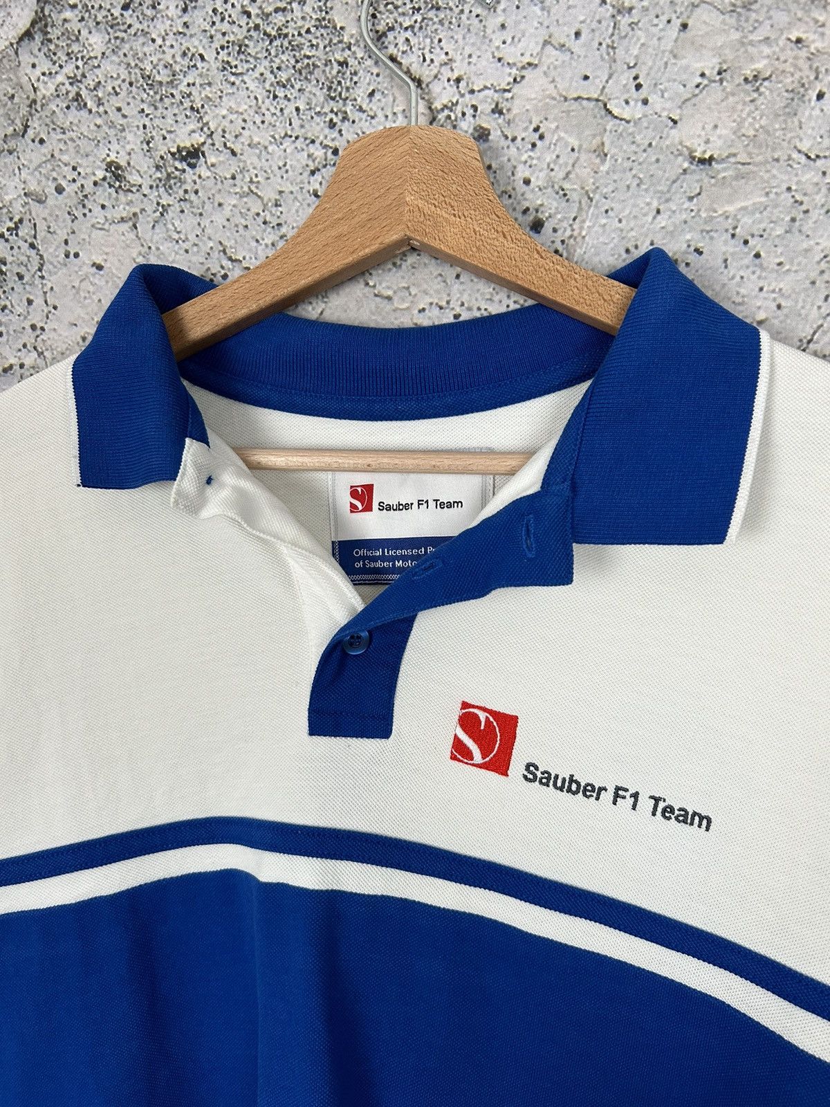 BMW BMW Sauber F1 Polo Tee Racing Motorsport Vintage Rare Size US S / EU 44-46 / 1 - 3 Thumbnail