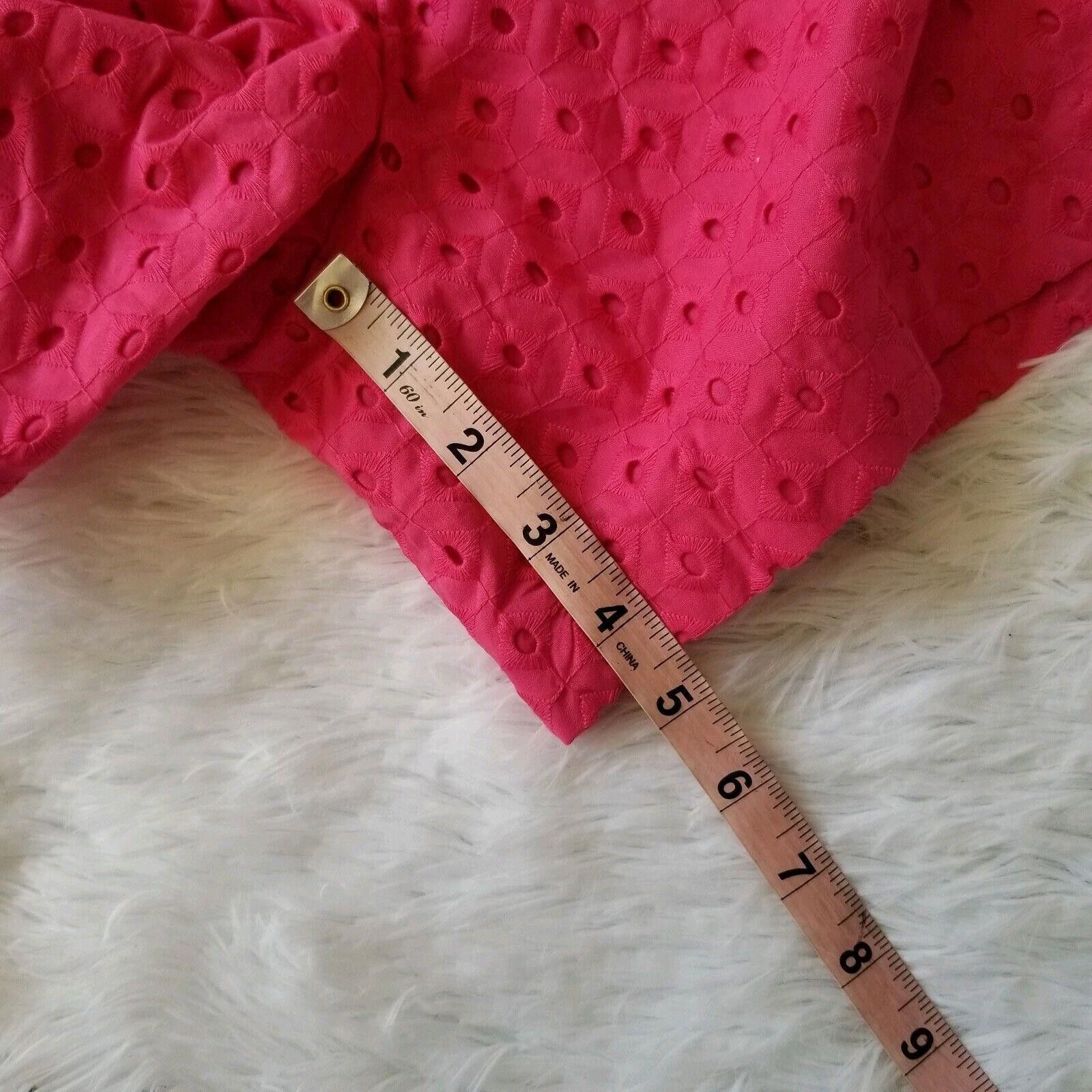 Designer The Limited Shorts 6 Pink Lace Cut Outs Flat Front Size 28" / US 6 / IT 42 - 7 Thumbnail