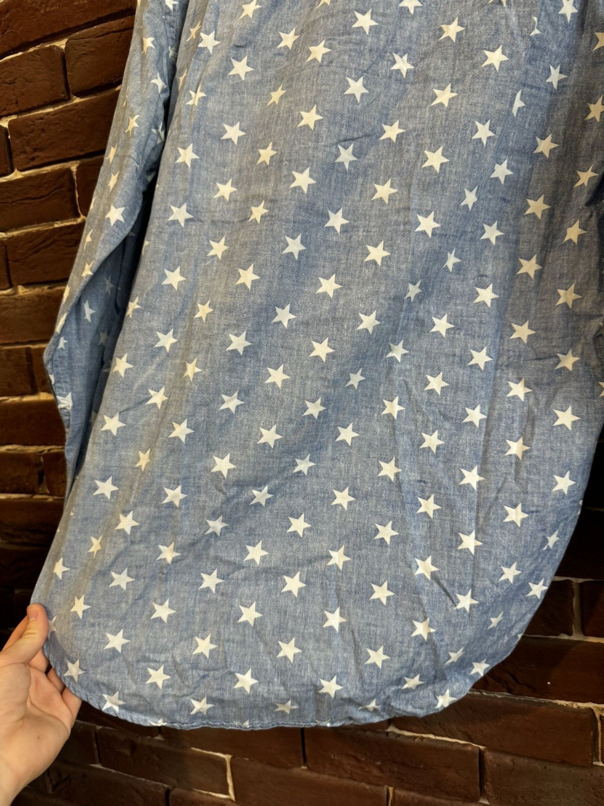Our Legacy Rare Our Legacy Pattern 48 Stars Button Up Shirt Shirting Size US M / EU 48-50 / 2 - 10 Thumbnail