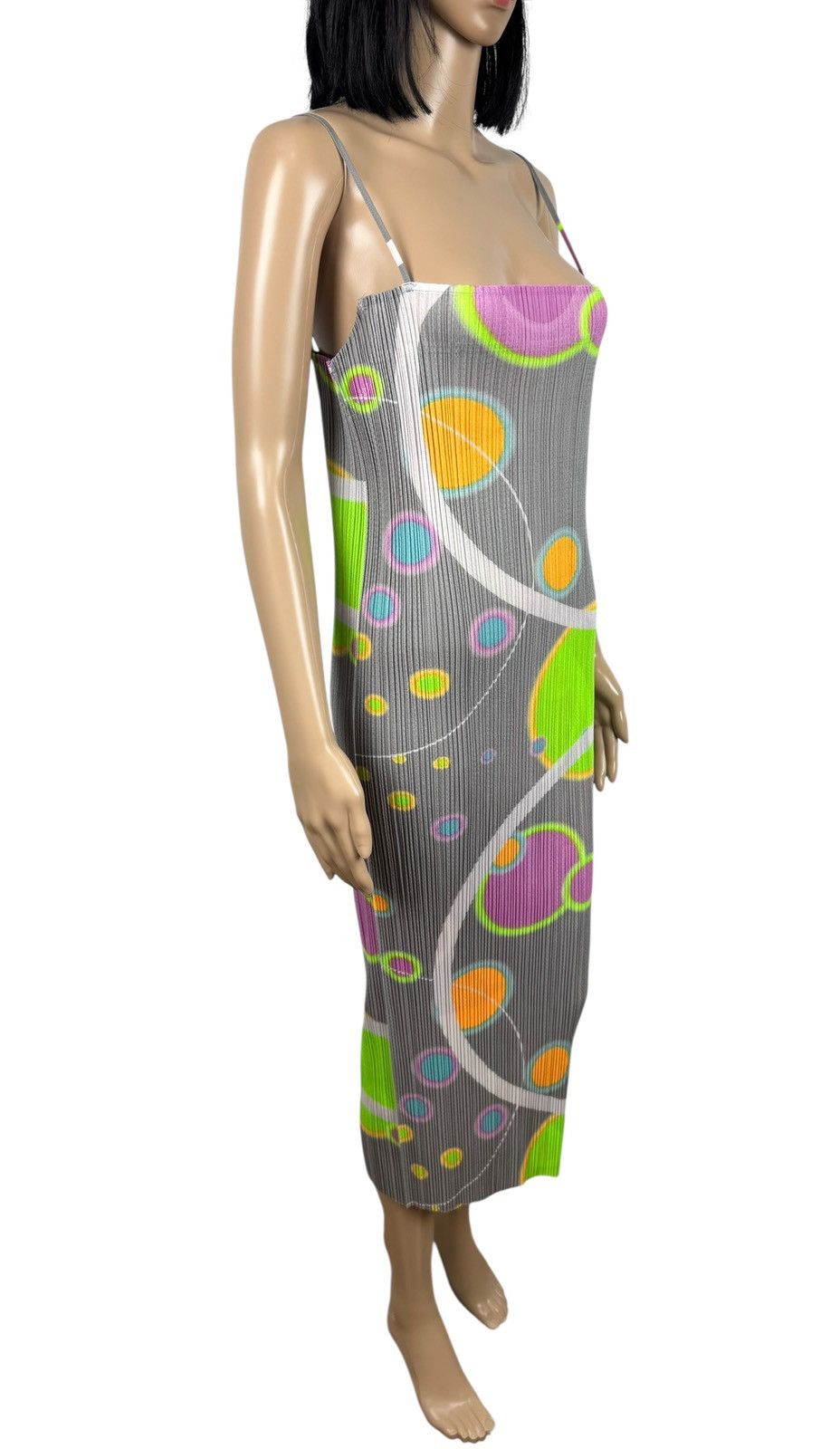 Pleats Please Issey Miyake Pleats Please Issey Miyake Rare Planetary Slip Dress Maxi Size S / US 4 / IT 40 - 4 Thumbnail