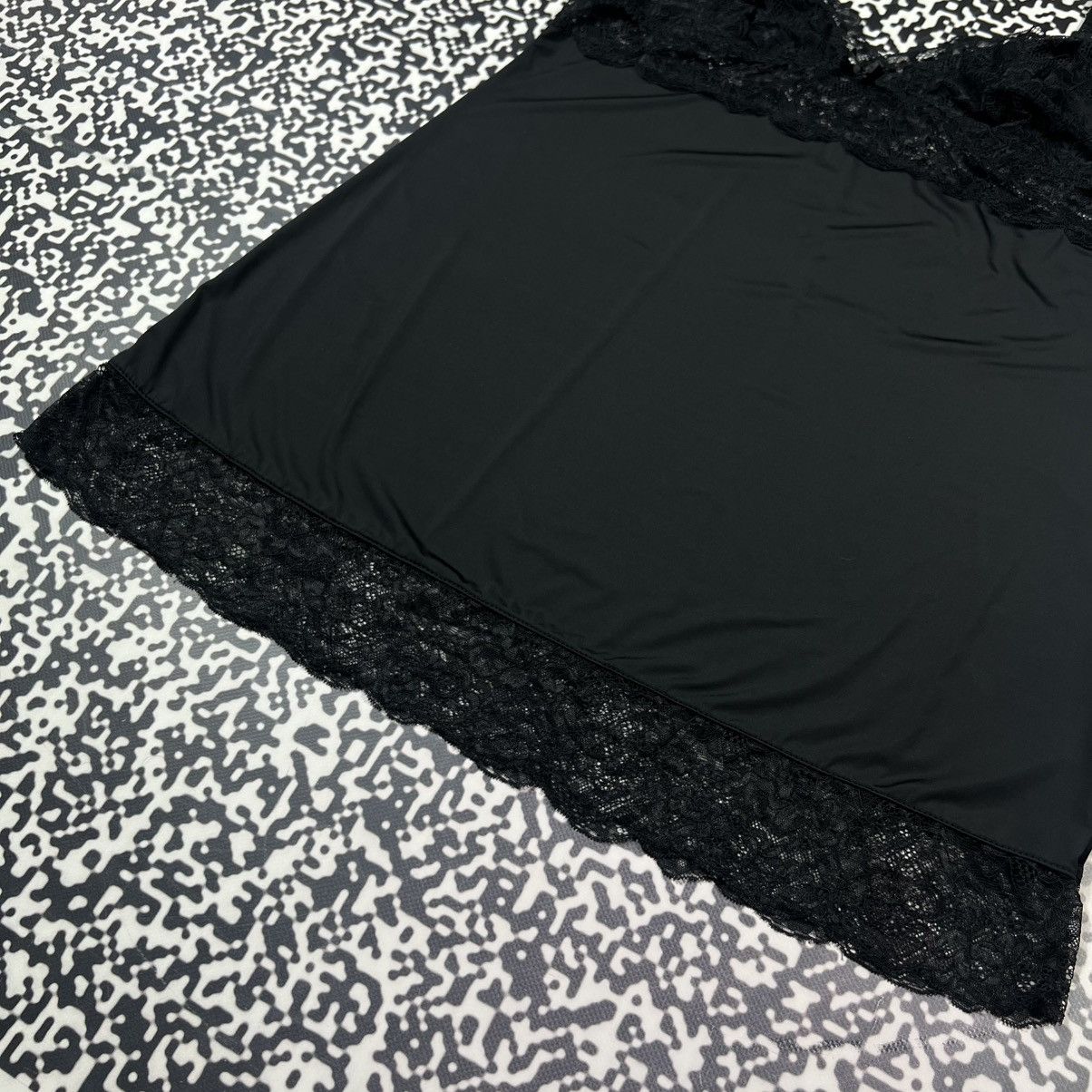 Vintage Vintage Y2K Sexy Nightie Mini Dress Retro Sleepwear Style Size L / US 10 / IT 46 - 9 Thumbnail