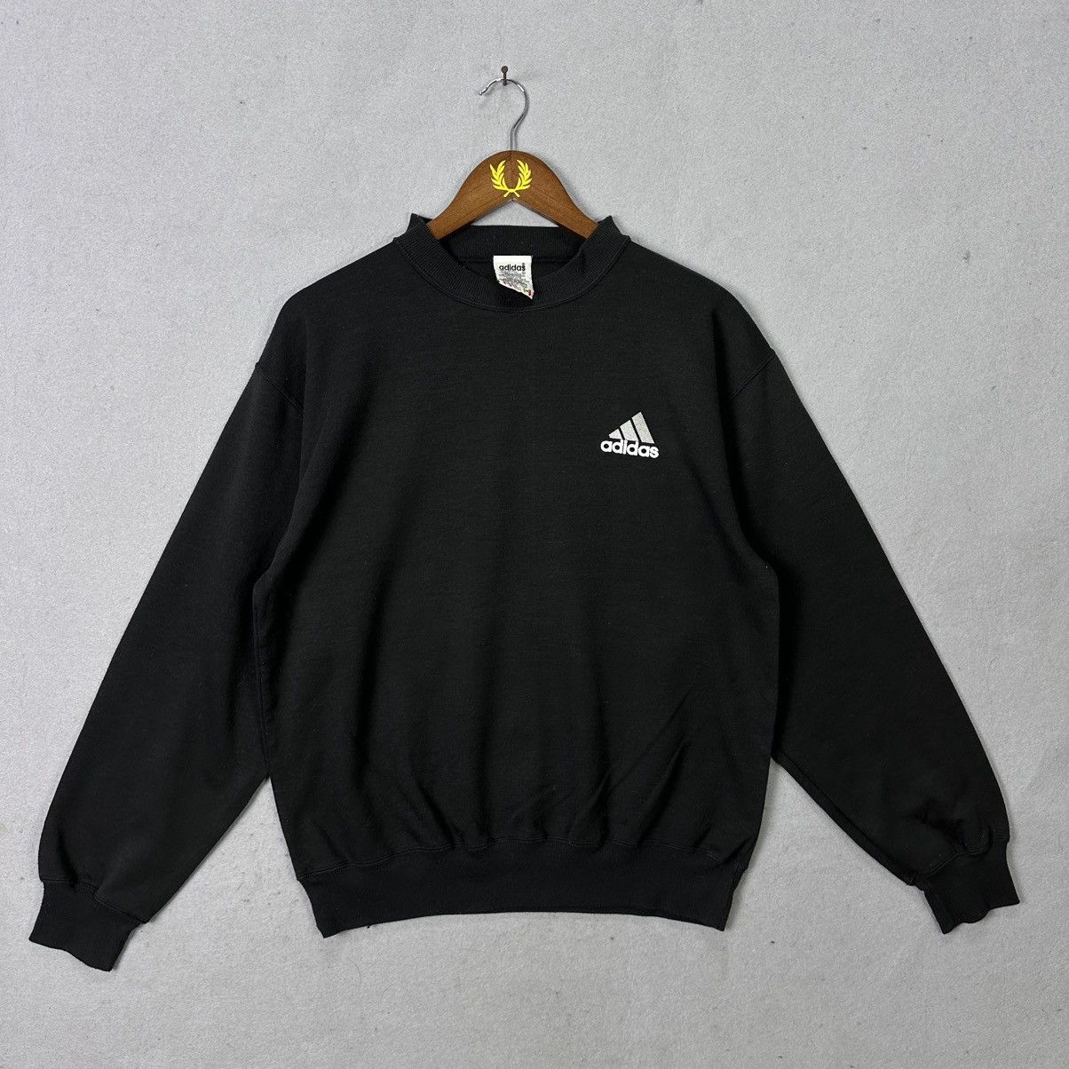 Adidas Vintage Adidas Crewneck Sweatshirt Made in USA Double Logo Size US L / EU 52-54 / 3 - 2 Thumbnail