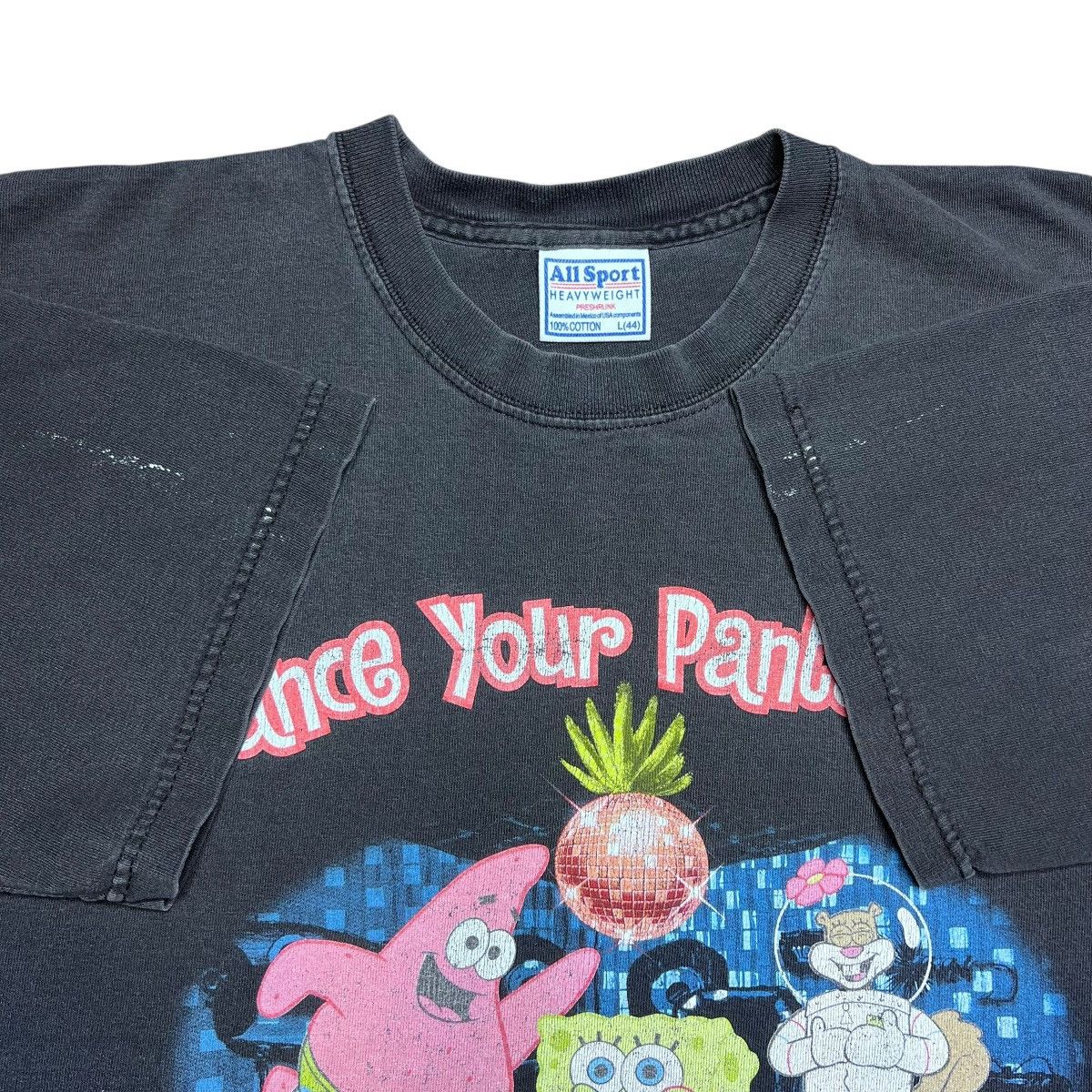 Nickelodeon Y2K Spongebob Square Pants Dance Your Pants Off Graphic Tee Size US L / EU 52-54 / 3 - 2 Thumbnail