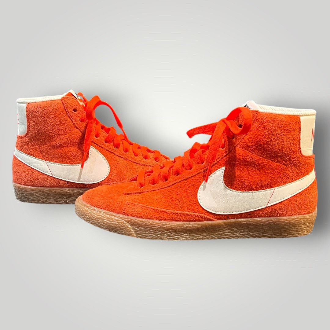 Nike *New* NIKE Blazer Mid Suede Vintage ‘Max Orange Ivory’ Snkr Size US 7.5 / IT 37.5 - 6 Thumbnail