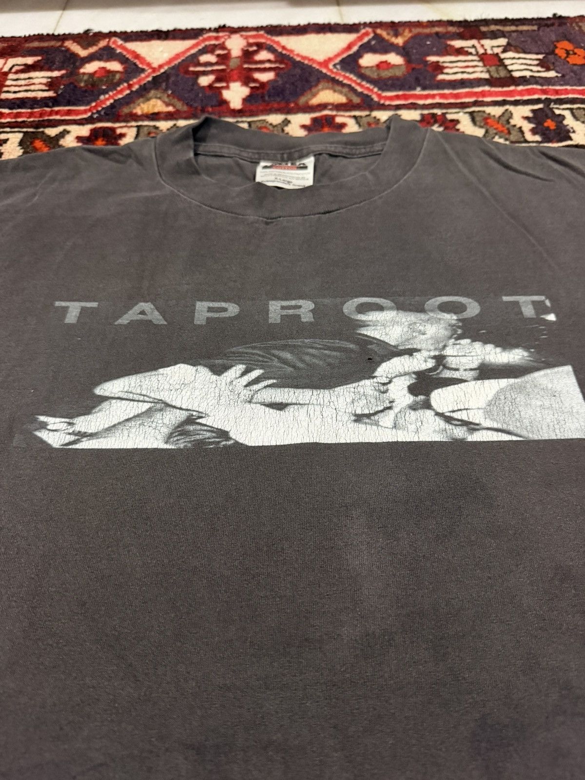Band Tees Vintage Black Faded Taproot nu-metal band Size US XL / EU 56 / 4 - 4 Thumbnail