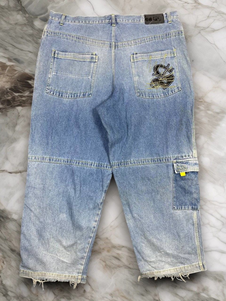 Japanese Brand vintage soul usa baggy denim nice design Size US 44 / EU 60 - 2 Thumbnail