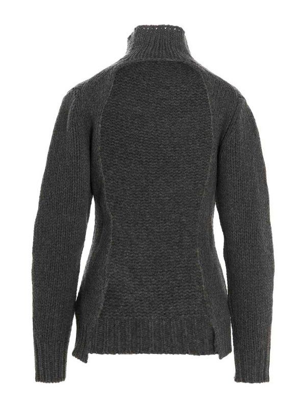 Jil Sander o1y1025 Turtleneck Sweater in Gray Size XS / US 0-2 / IT 36-38 - 2 Thumbnail