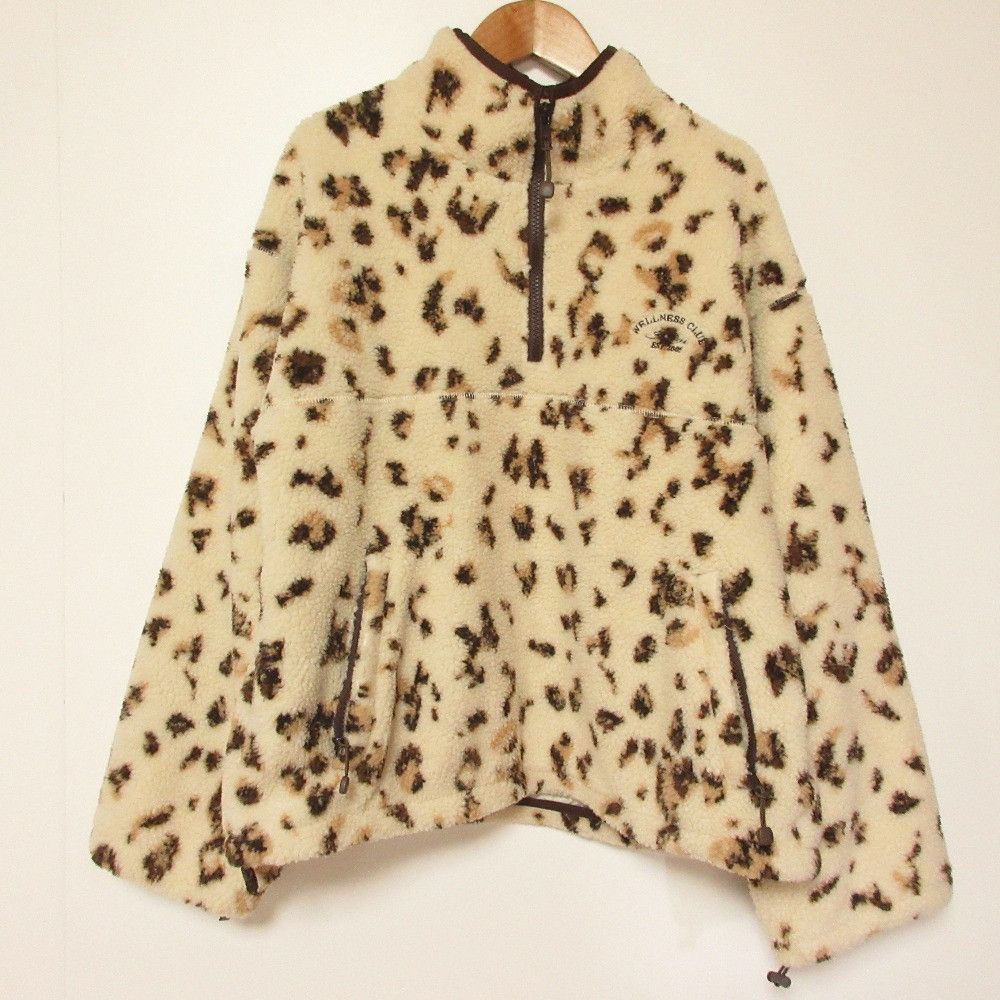 Other Other Snidel Leopard Half Zip Pullover Jacket Textile Outerwear SWFB254259 DUTY FREE for USA Size ONE SIZE - 1 Thumbnail